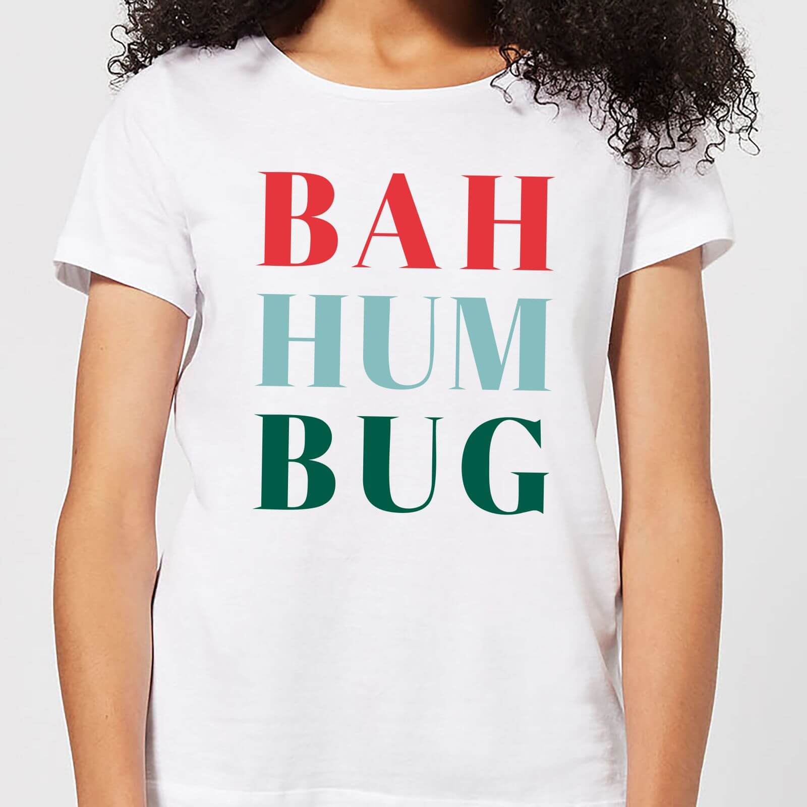 Bah Hum Bug Women's T-Shirt - White - XS - White
