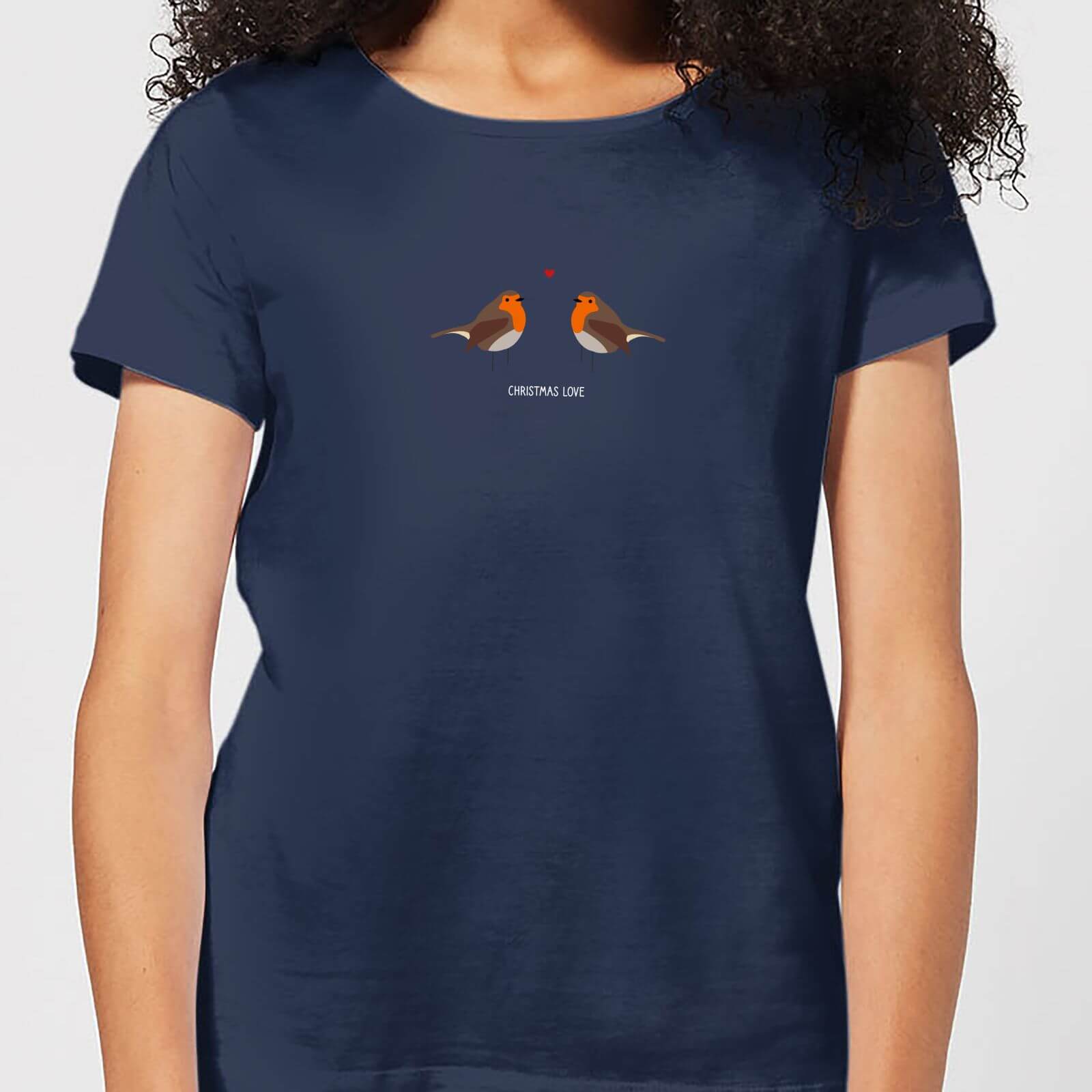 Christmas Love Women's T-Shirt - Navy - XS - Navy