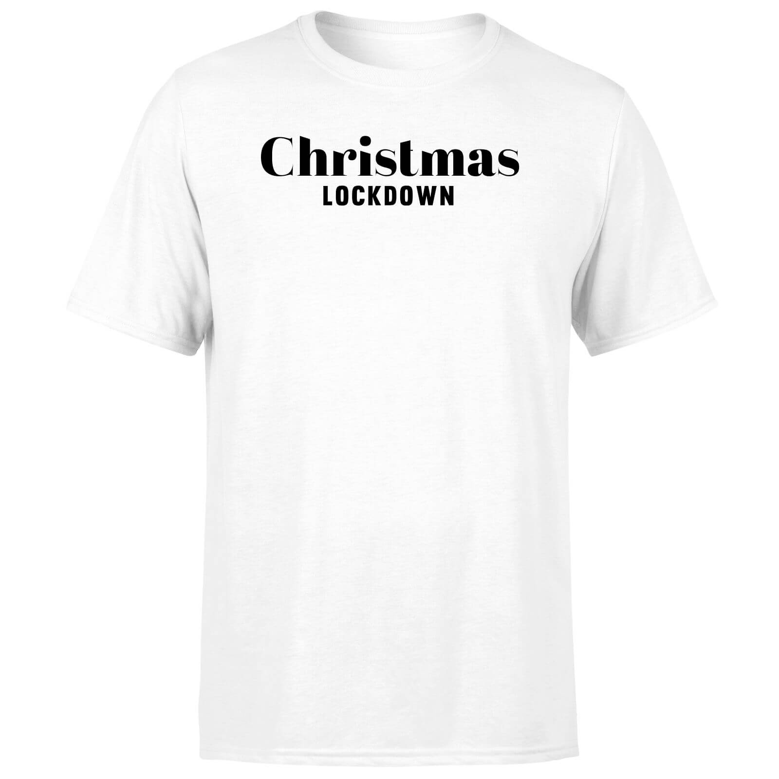 Christmas Lockdown Men's T-Shirt - White - XS - White