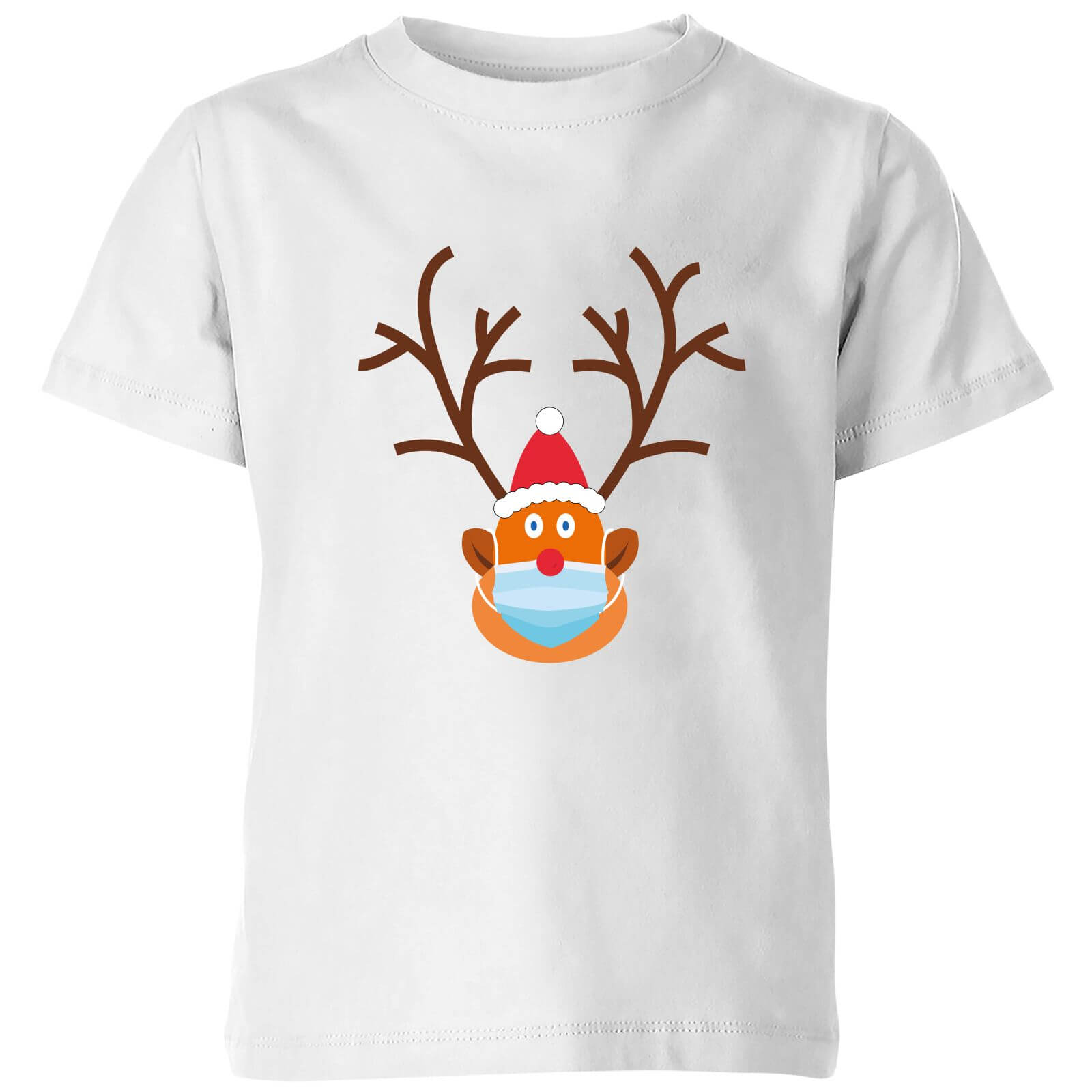 Covid Rudolph Kids' T-Shirt - White - 3-4 Years - White
