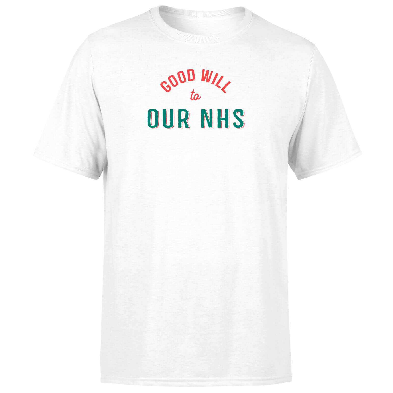 Good Will To Our NHS Men's T-Shirt - White - XS - White
