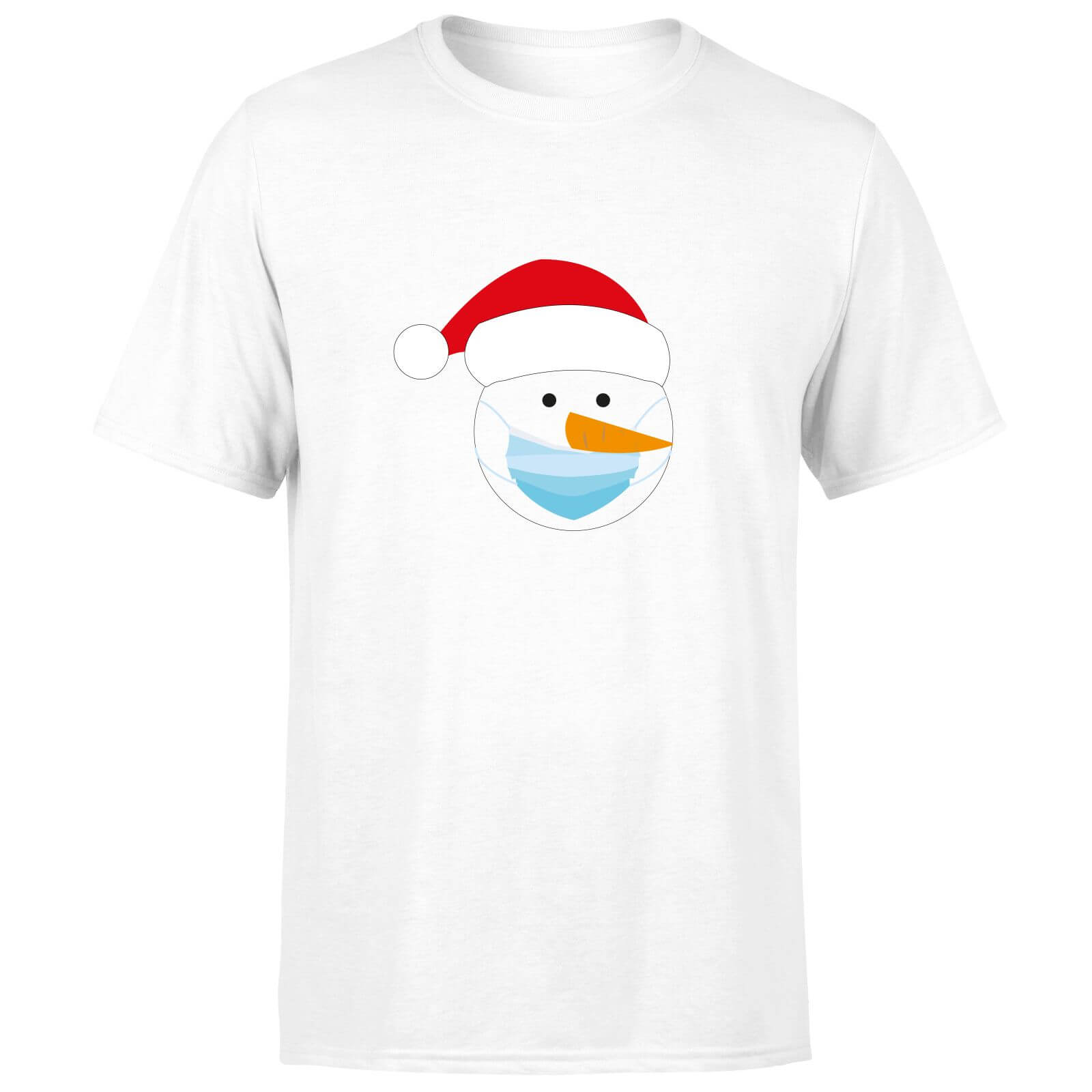 Covid Snowman Men's T-Shirt - White - XS - White