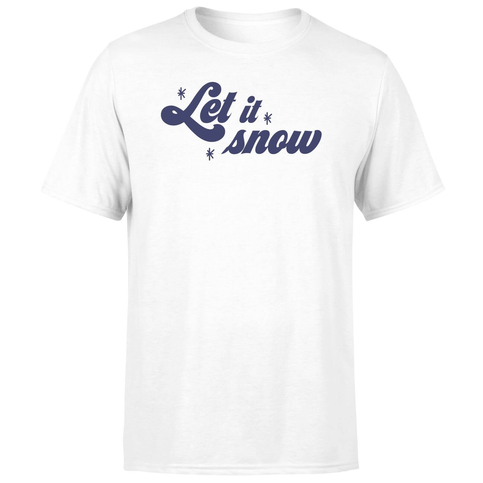 Let It Snow Men's T-Shirt - White - M - White