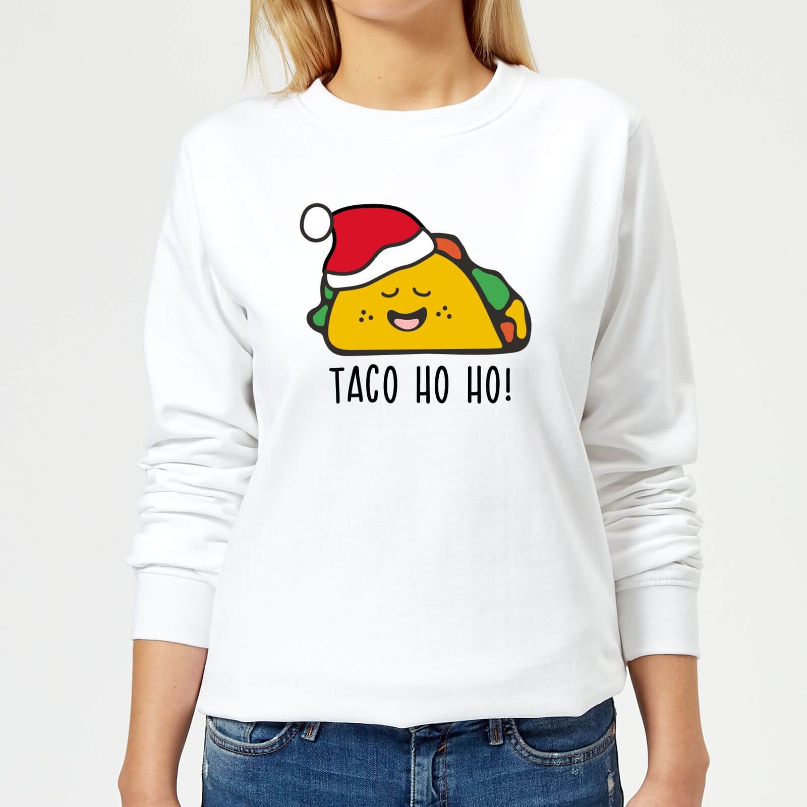 Taco Ho Ho! Women's Sweatshirt - White - XS - White