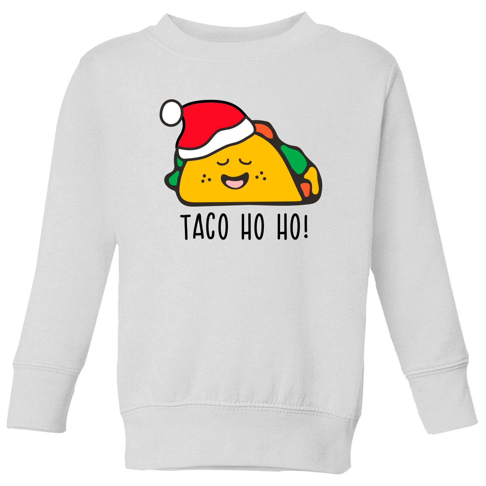 Taco Ho Ho! Kids' Sweatshirt - White - 3-4 Years - White