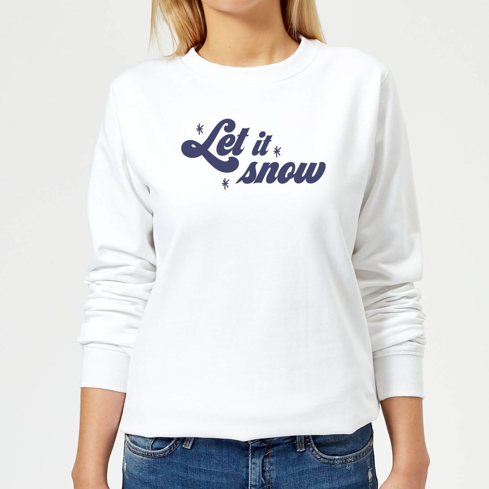 Let It Snow Women's Sweatshirt - White - XS - White