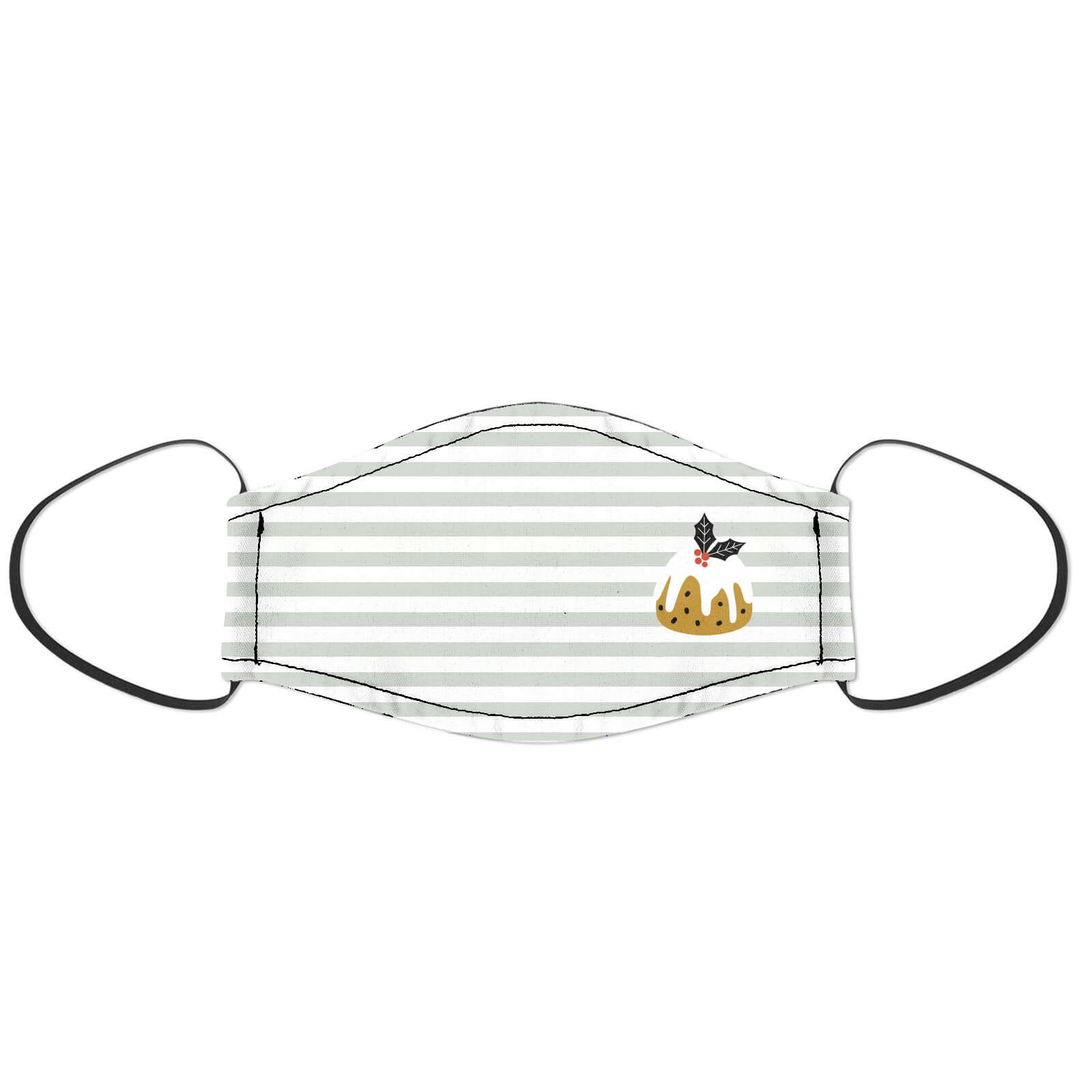 Christmas Pud Face Mask - S