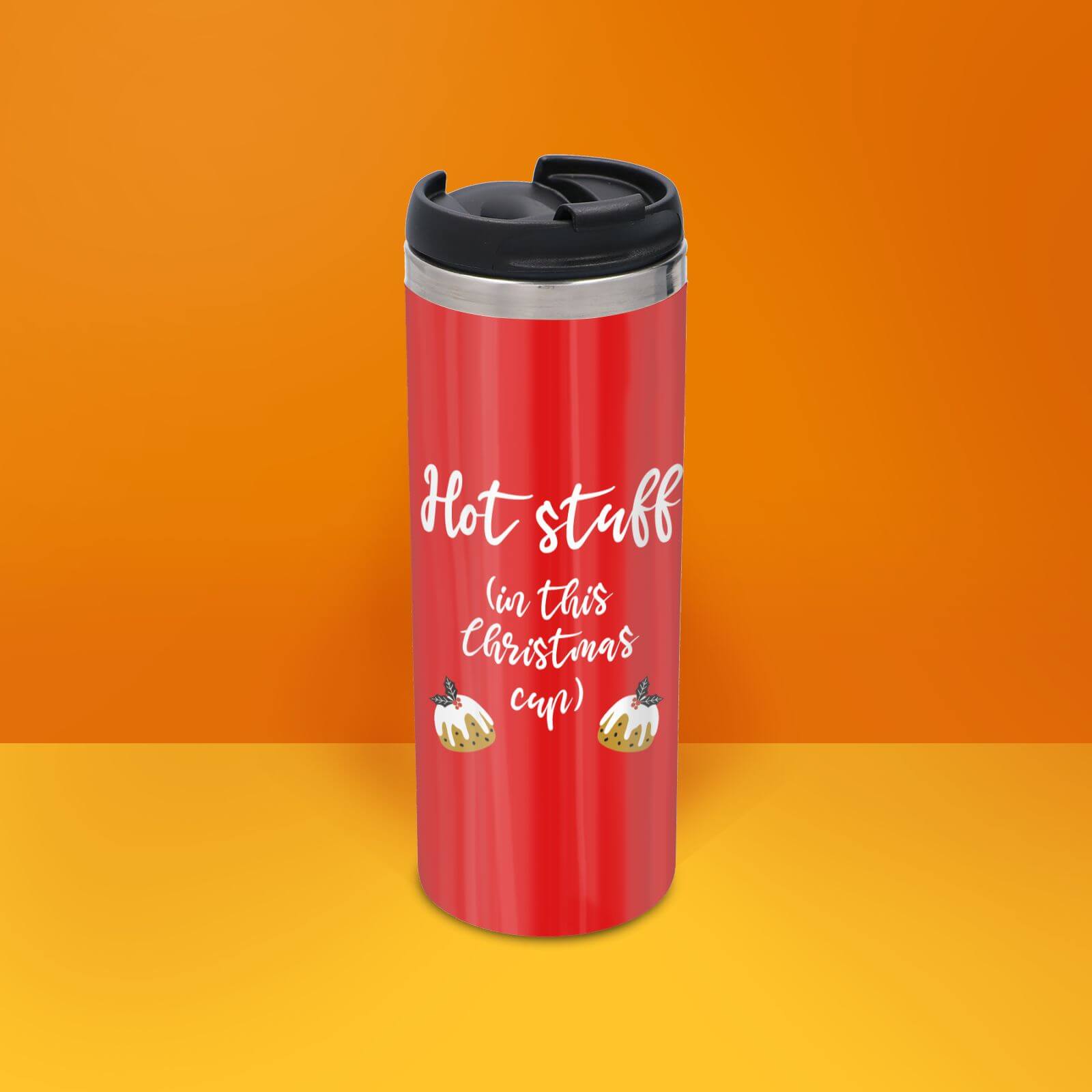 Hot Stuff Christmas Stainless Steel Thermo Travel Mug