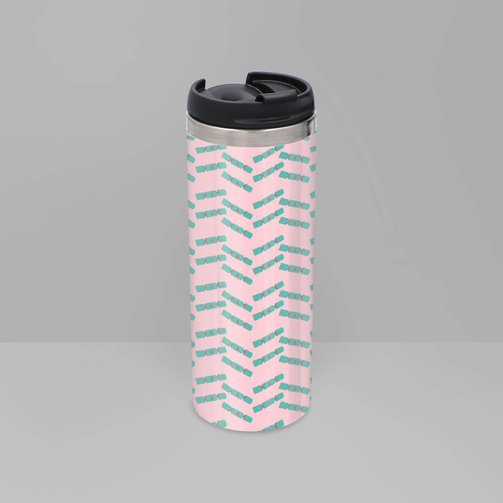 Cracker Stripes Stainless Steel Thermo Travel Mug
