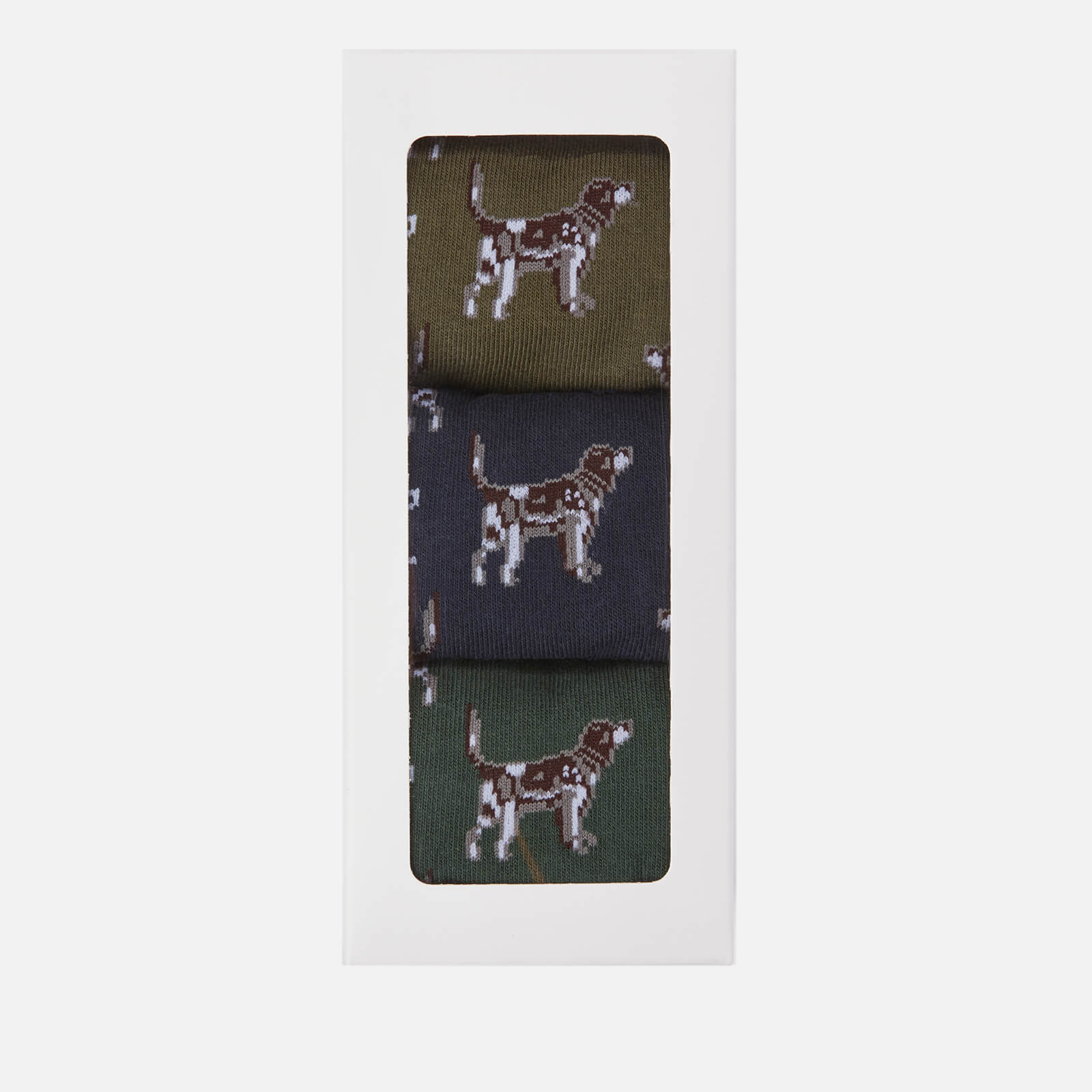 Barbour Heritage Men's Dog Print Socks - Multi