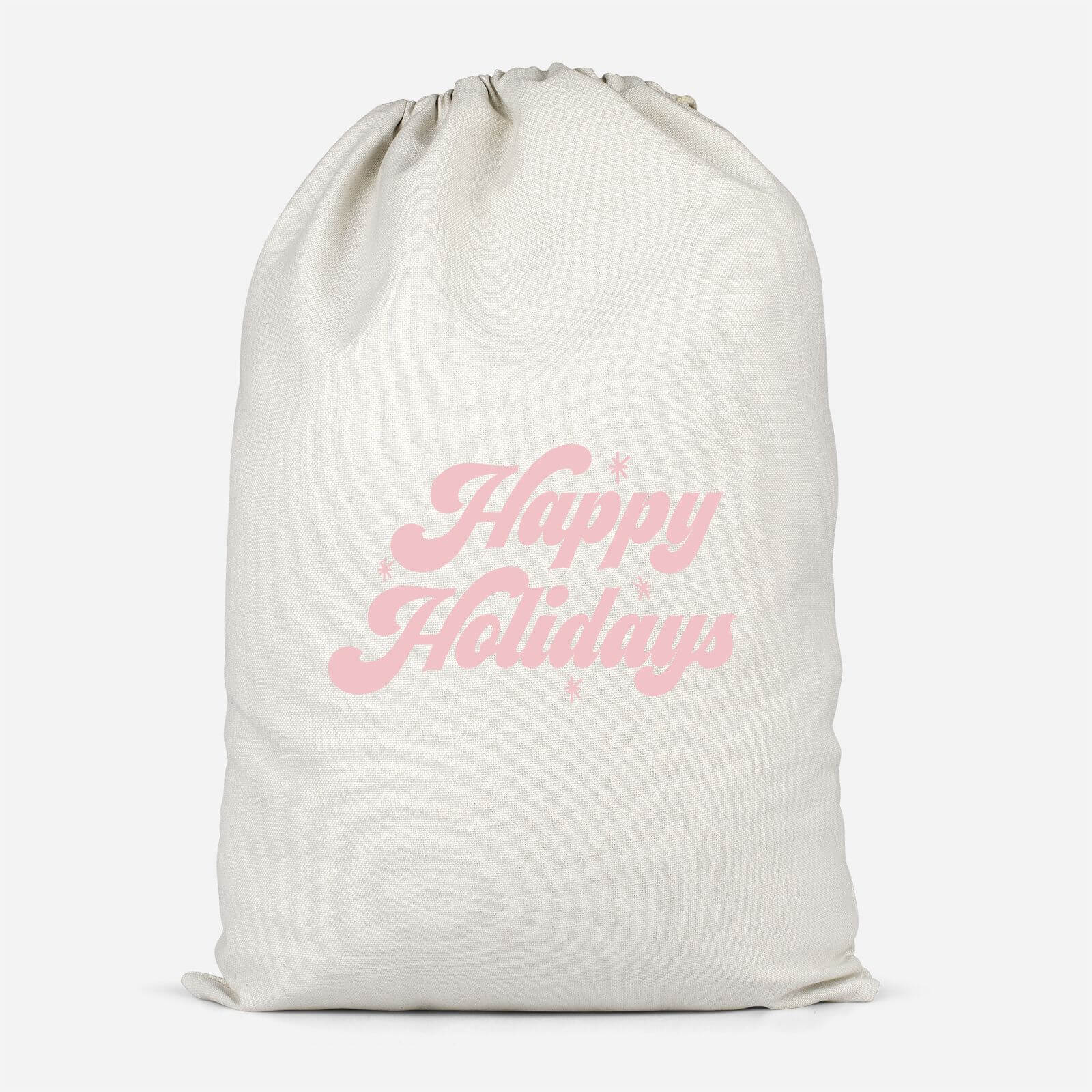 Happy Holidays Santa Sack - Small