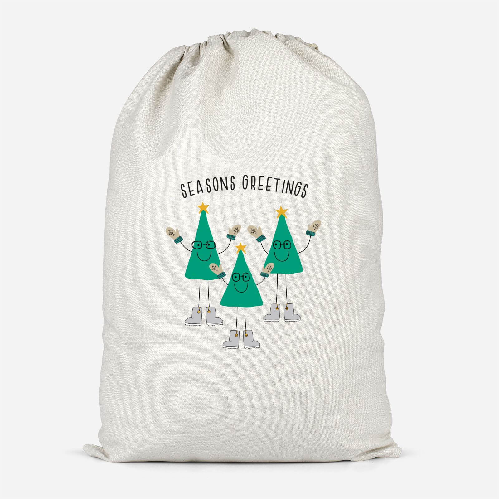 Seasons Greetings Santa Sack - Small