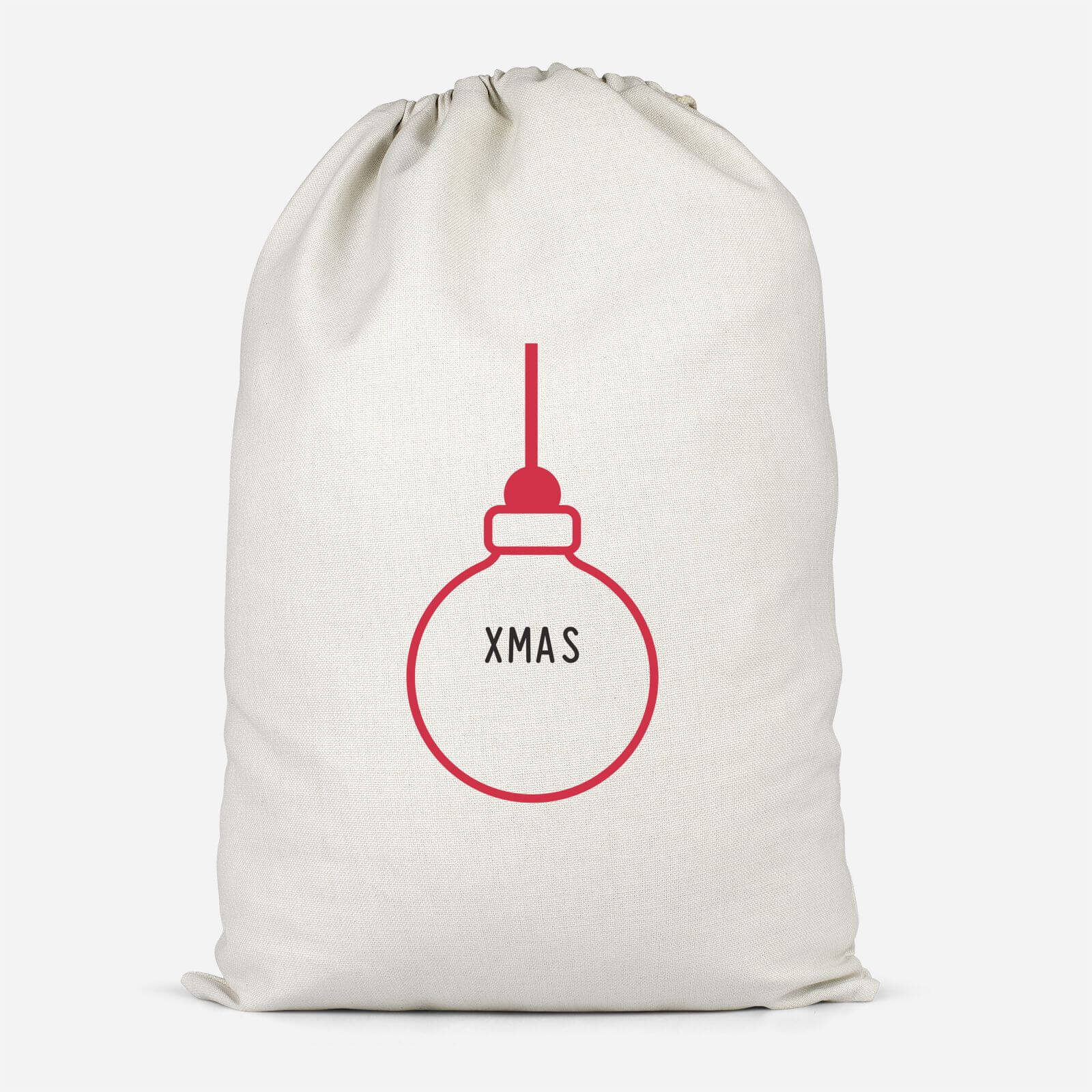 Xmas Bauble Santa Sack - Small