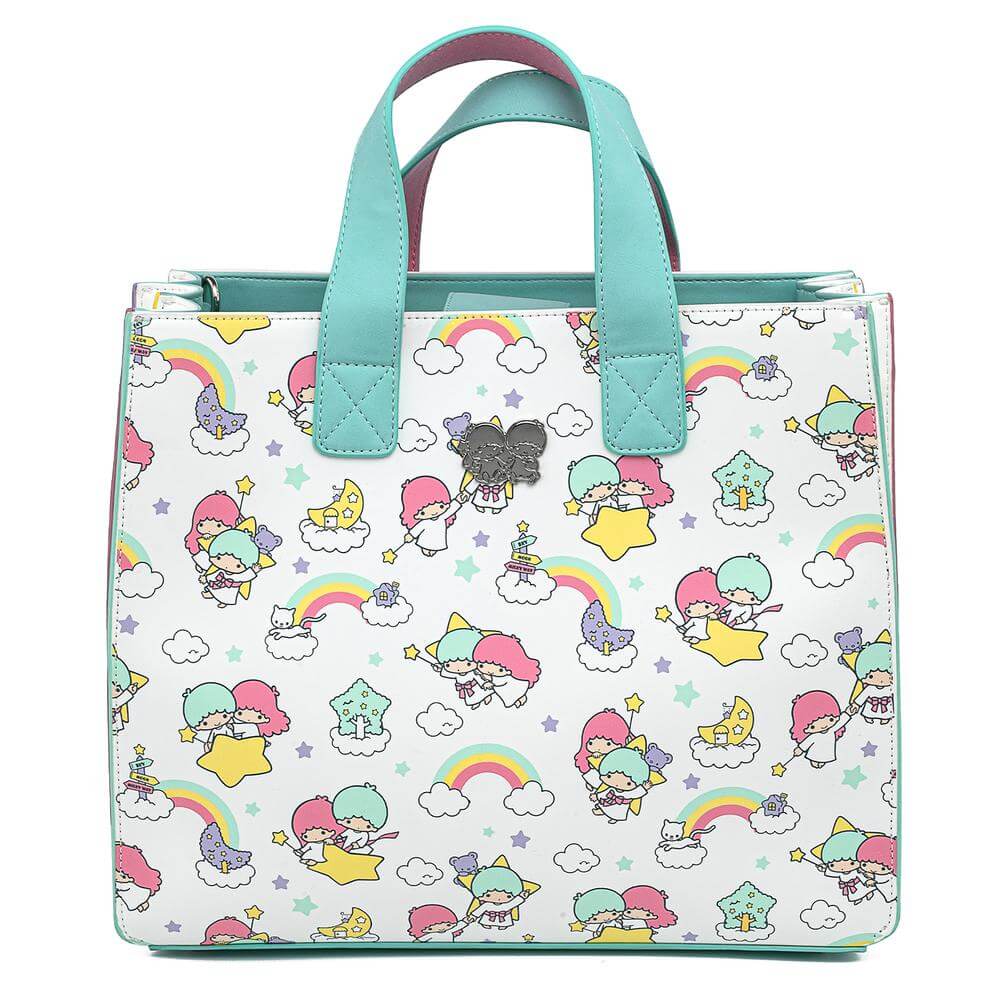 Loungefly Sanrio Little Twin Stars Rainbow Aop Crossbody Bag