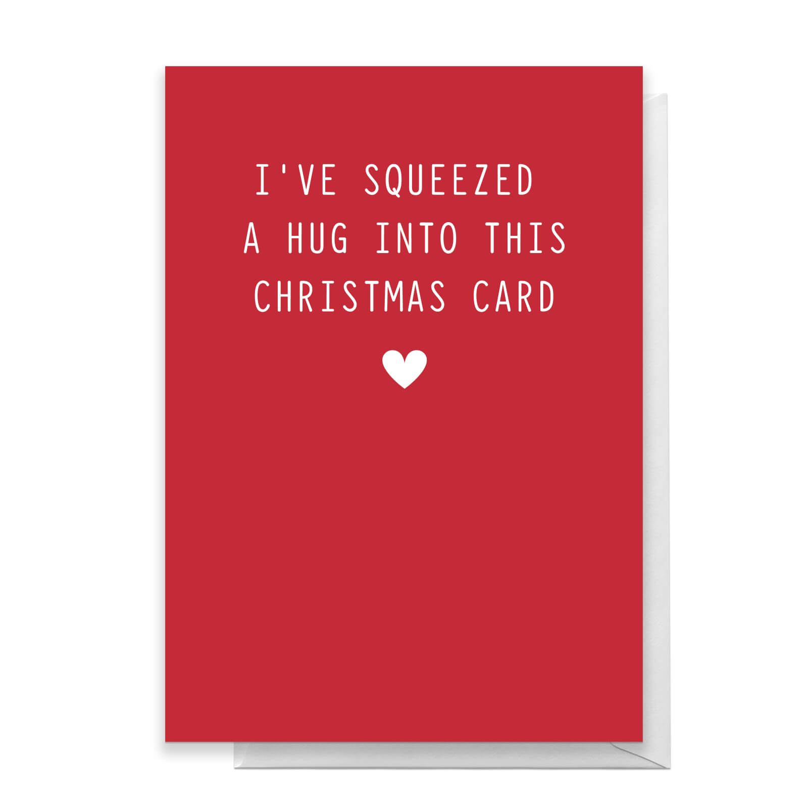 I've Squeezed A Hug Into This Christmas Card Greetings Card - Standard Card