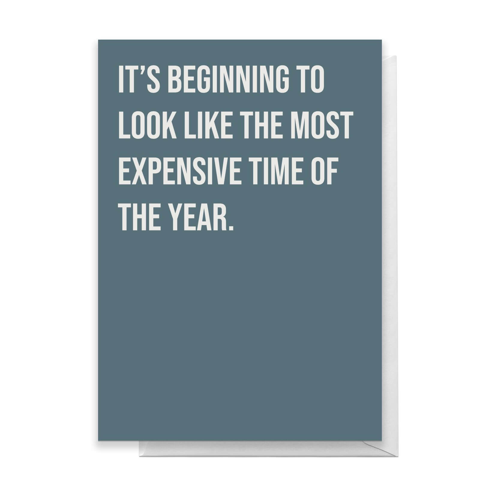 It's Beginning To Look Like The Most Expensive Time Of The Year Greetings Card - Standard Card