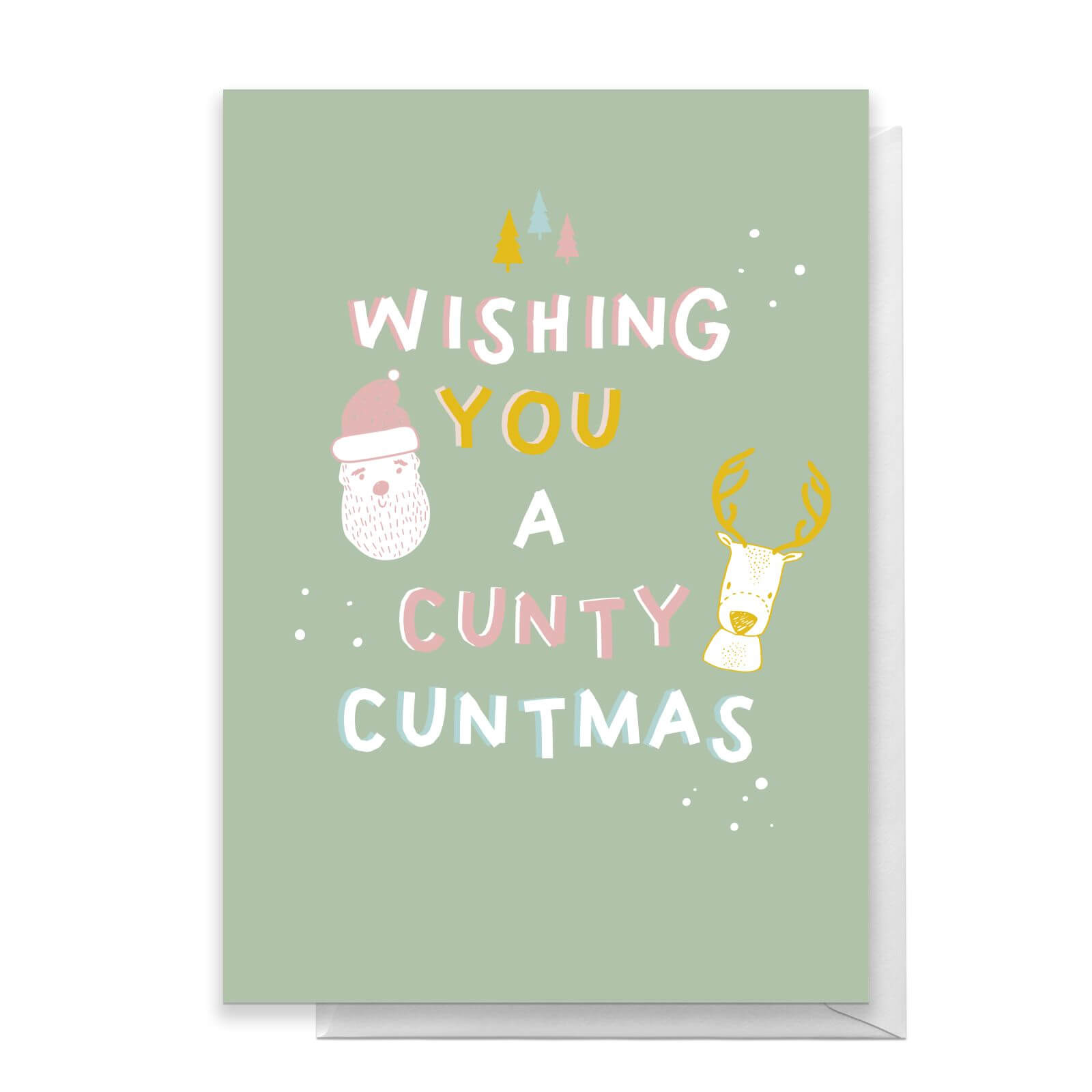 Wishing You A Cunty Christmas Greetings Card - Standard Card