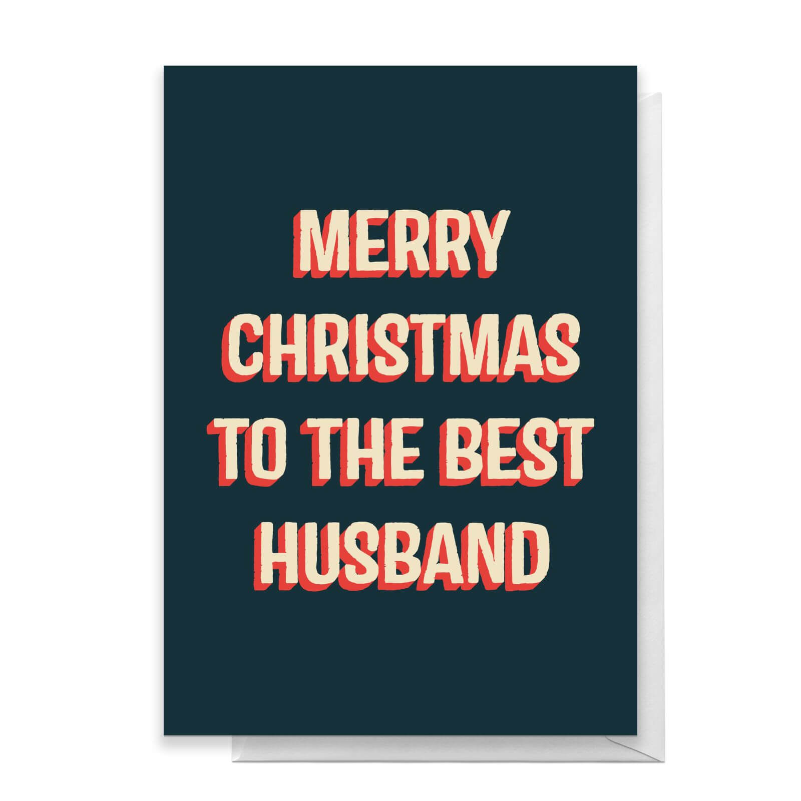 Merry Christmas To The Best Husband Greetings Card - Standard Card