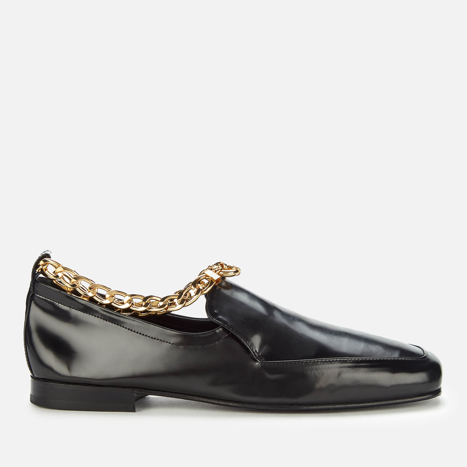 BY FAR Women's Nick Semi Patent Leather Loafers - Black - UK 4