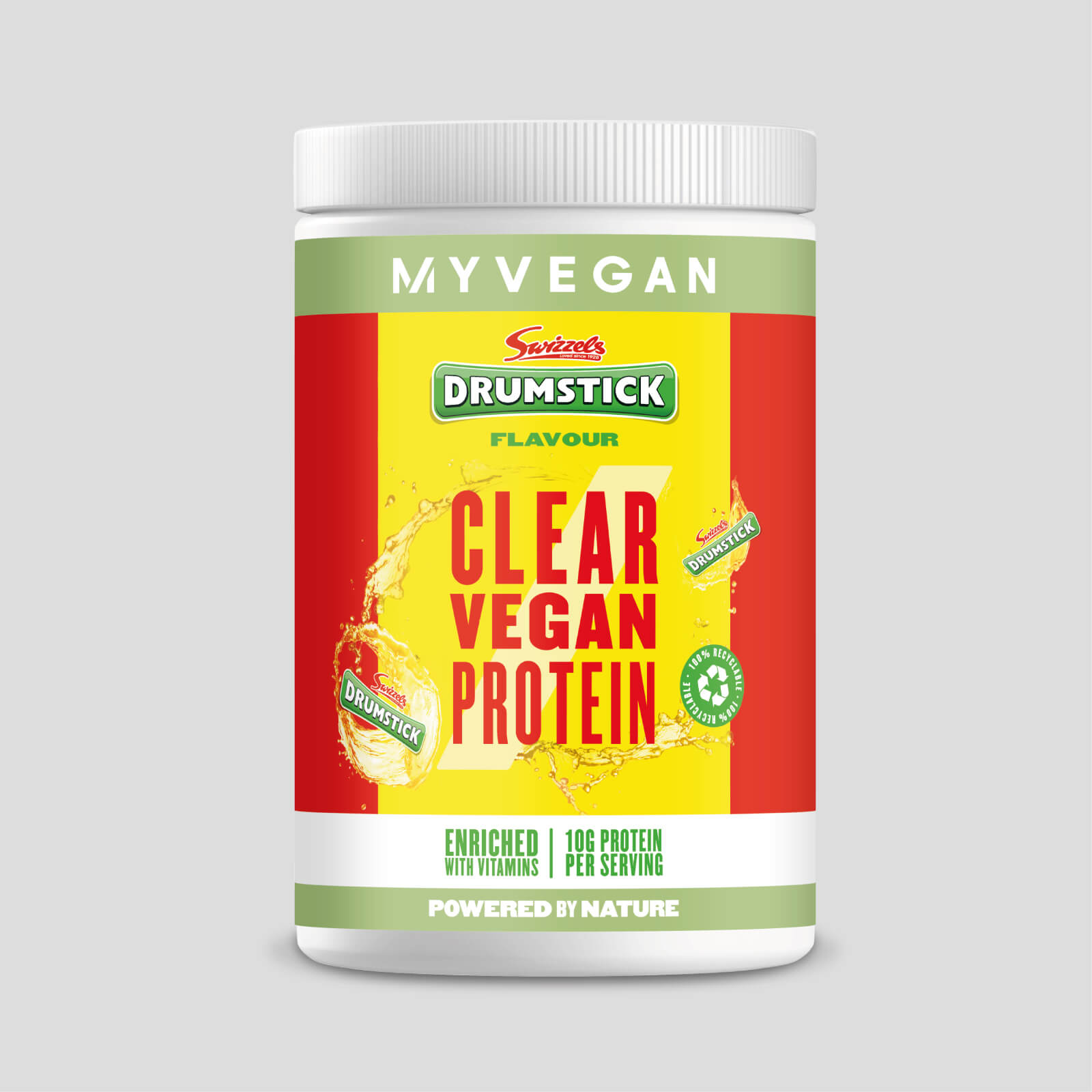 Clear Vegan Protein – Swizzels - 10servings - Drumstick