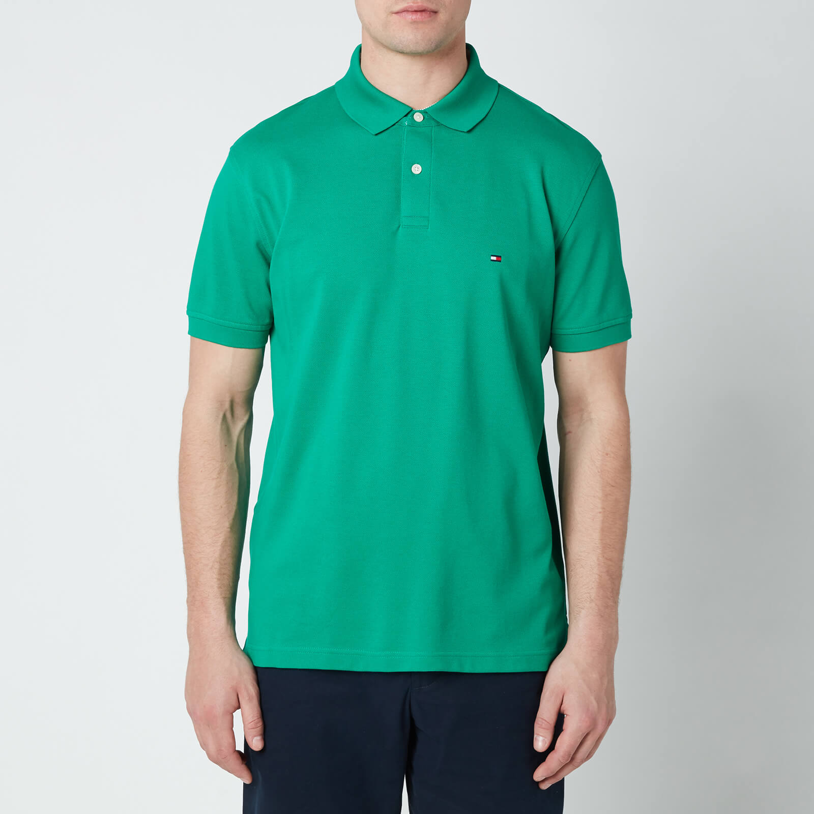 Tommy Hilfiger Men's 1985 Regular Fit Polo Shirt - Courtside Green - S