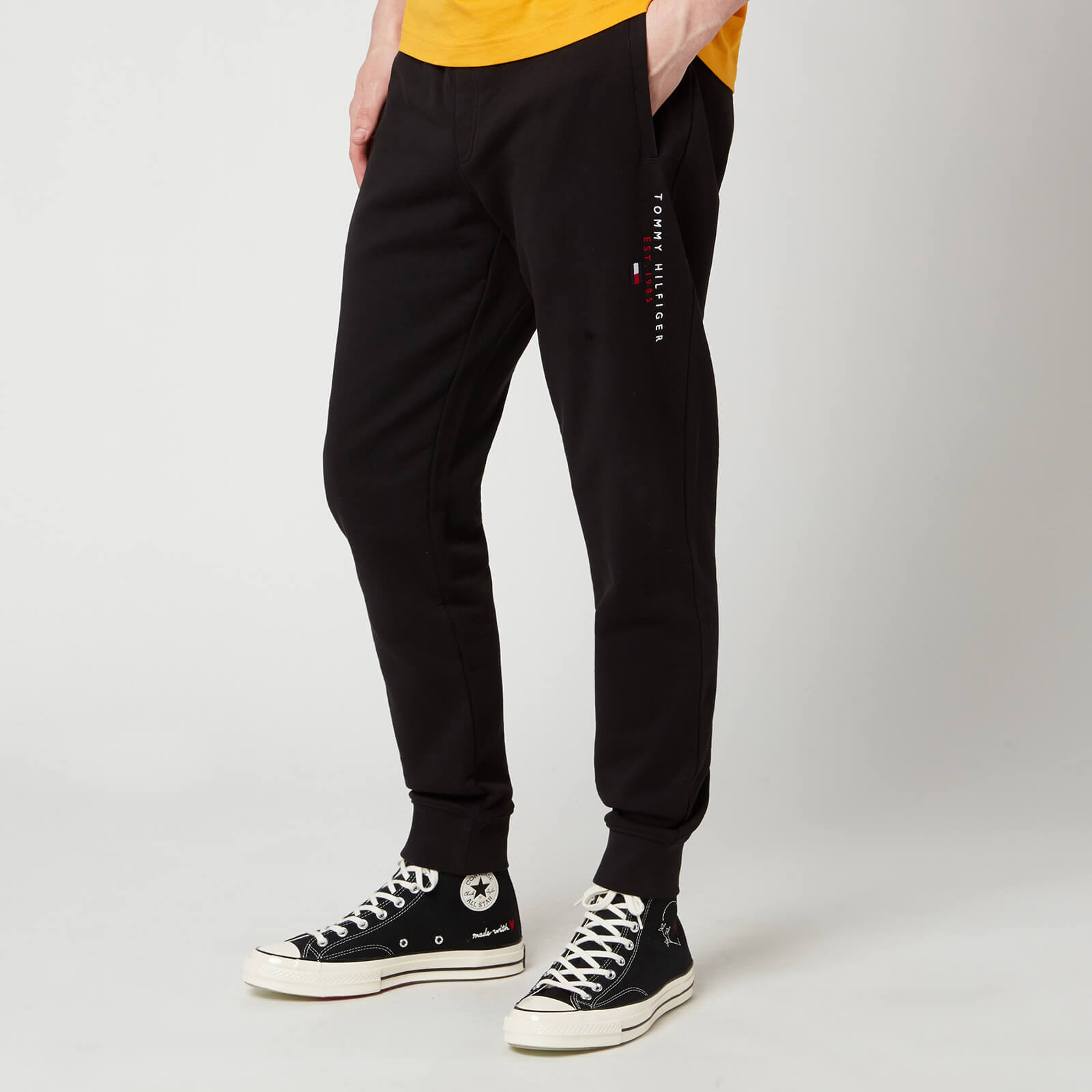 Tommy Hilfiger Men's Essential Sweatpants - Black - S