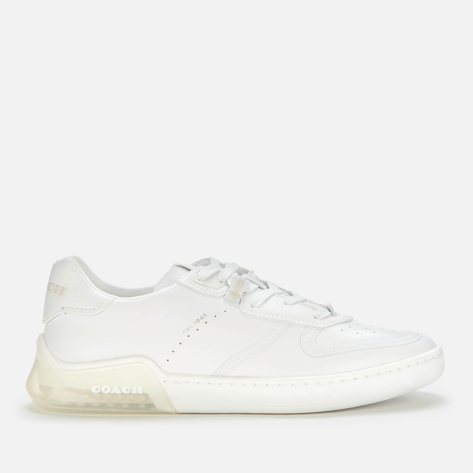 Coach Men's Citysole Leather Court Trainers - Optic White - UK 9