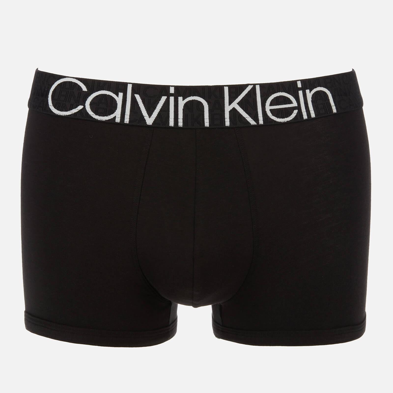 Calvin Klein Men's Logo Trunks - Black - S
