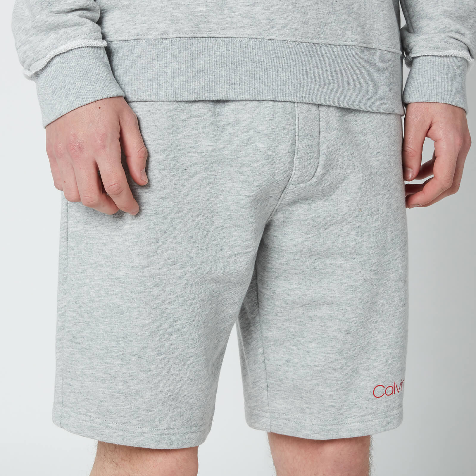 Calvin Klein Men's Sleep Shorts - Grey Heather - S