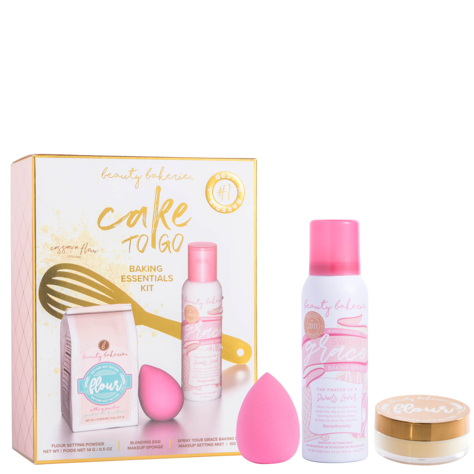 

Beauty Bakerie Cake to Go-Baking Essential Kit (Various Shades) - Cassava