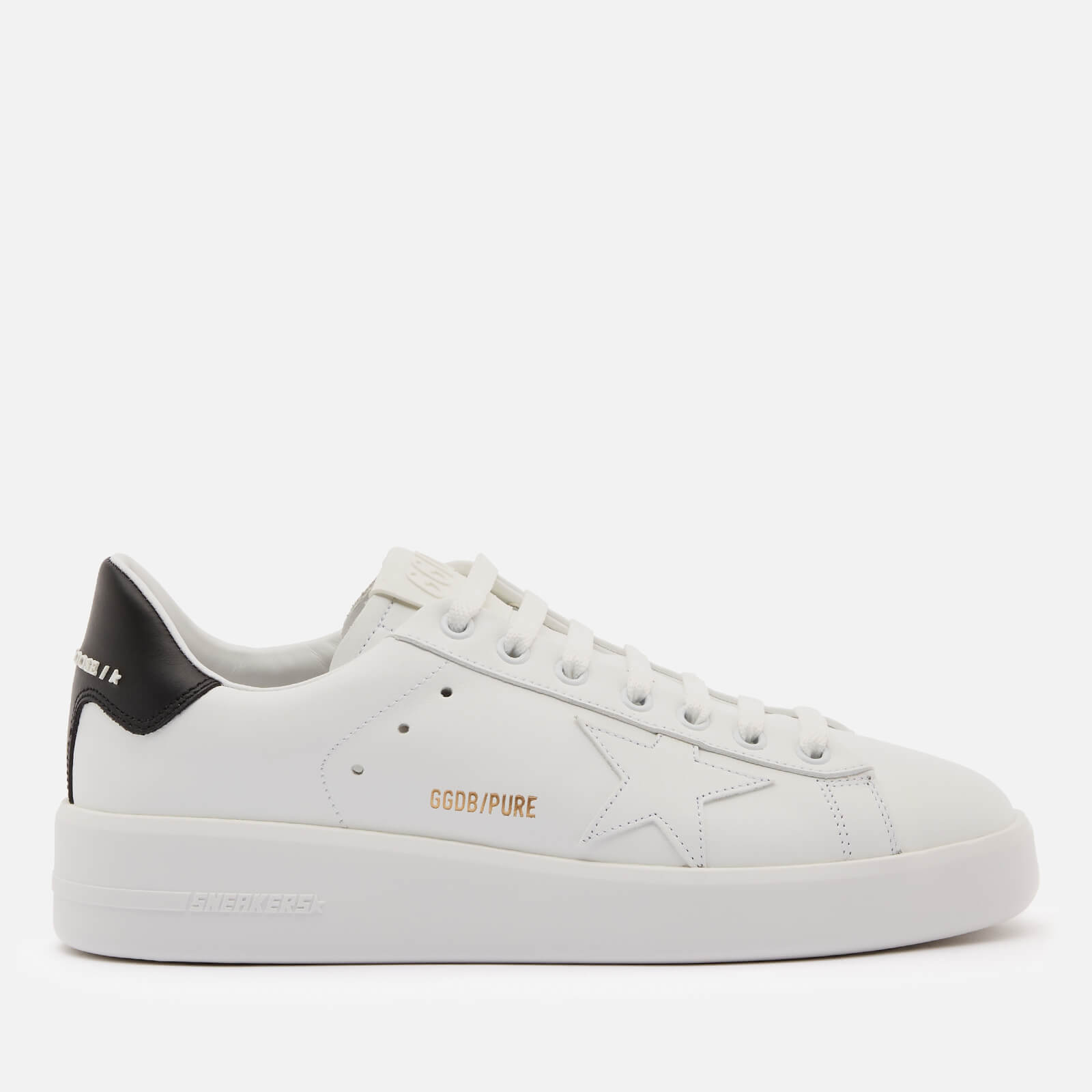 Golden Goose Women's Pure Star Chunky Leather Trainers - White/Black - UK 3