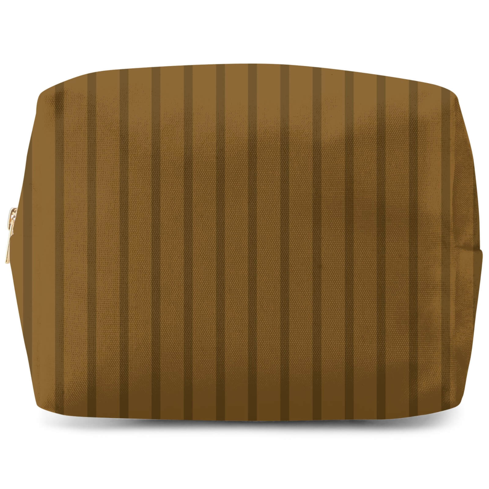 Stripe Brown Wash Bag