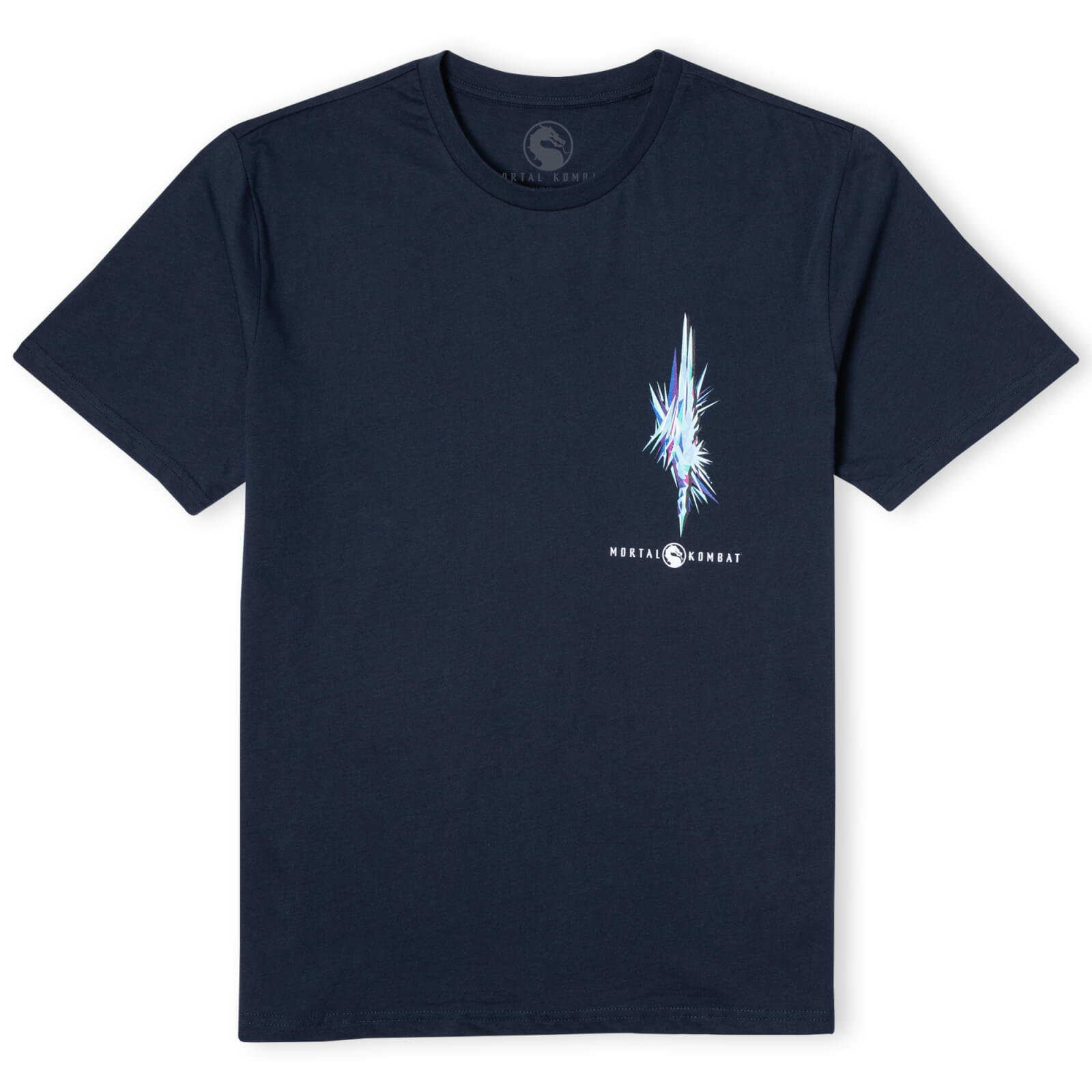 Mortal Kombat Sub-Zero Unisex T-Shirt - Navy - S - Marineblau
