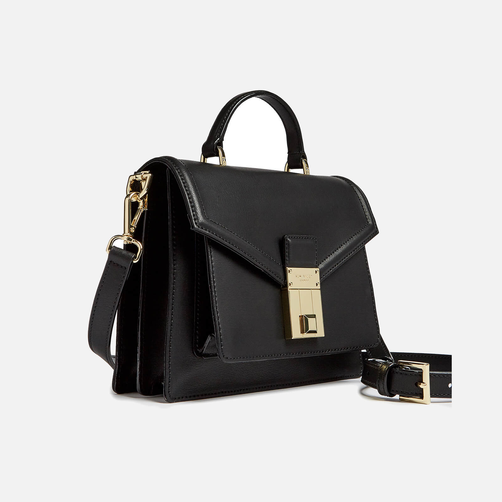 Ted Baker Kimmiee Leather Cross Body Bag, Black