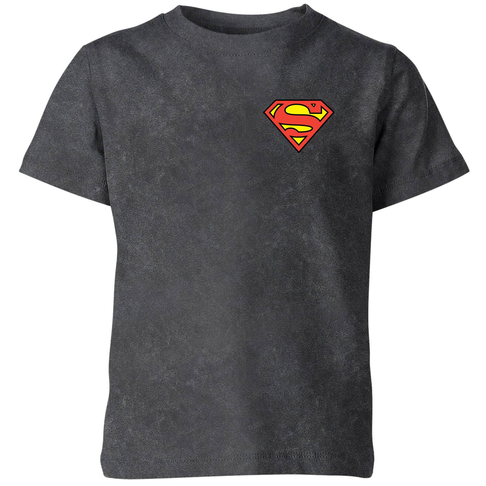 

Superman Logo Kids' T-Shirt - Black Acid Wash - 7-8 ans - Black Acid Wash