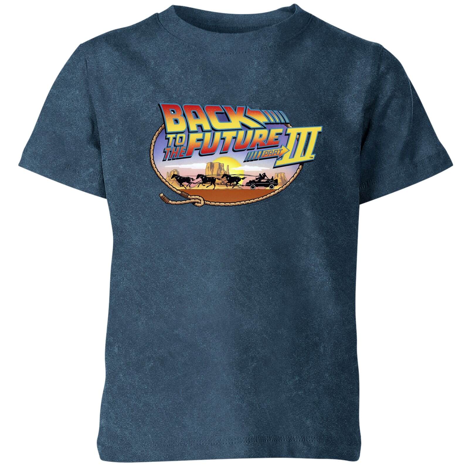 

Back To The Future Kids' T-Shirt - Navy Acid Wash - 11-12 ans - Navy Acid Wash