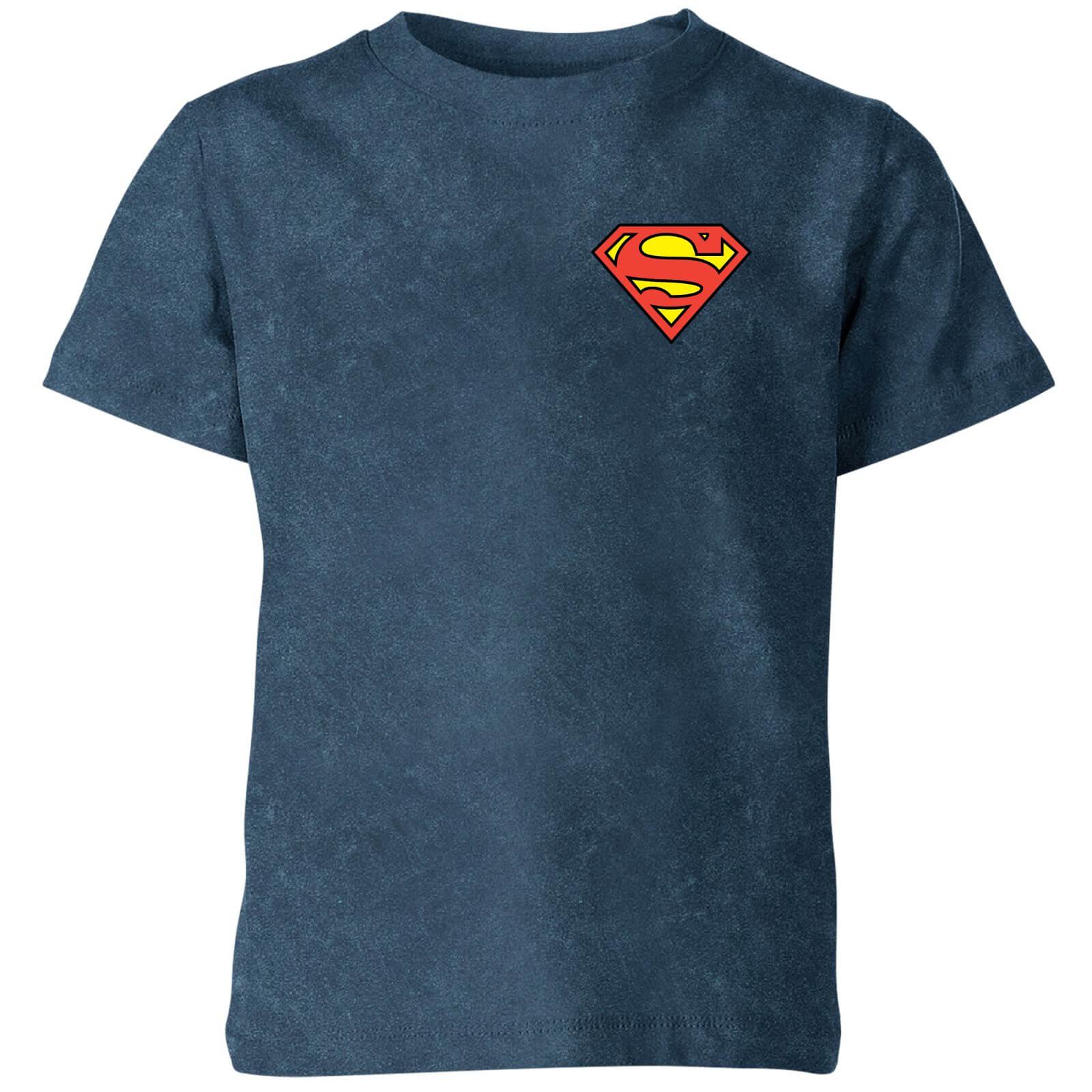 Superman Kids' T-Shirt - Navy Acid Wash - 3-4 ans - Navy Acid Wash