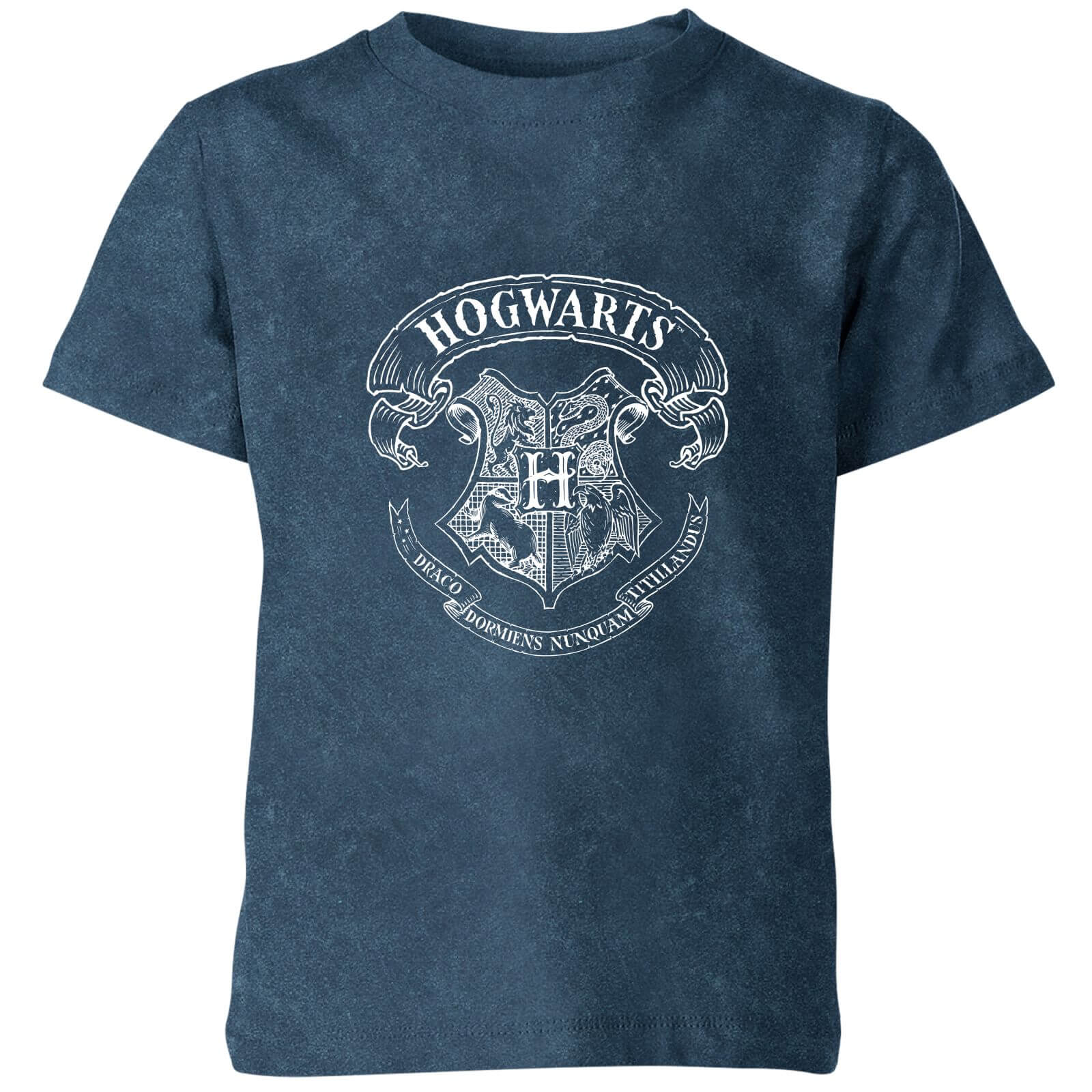 

Harry Potter Hogwarts Crest Kids' T-Shirt - Navy Acid Wash - 11-12 ans - Navy Acid Wash