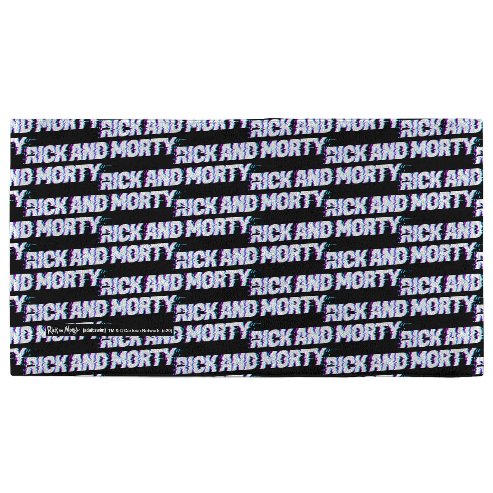 Rick and Morty Logo Pattern - Fitness Towel