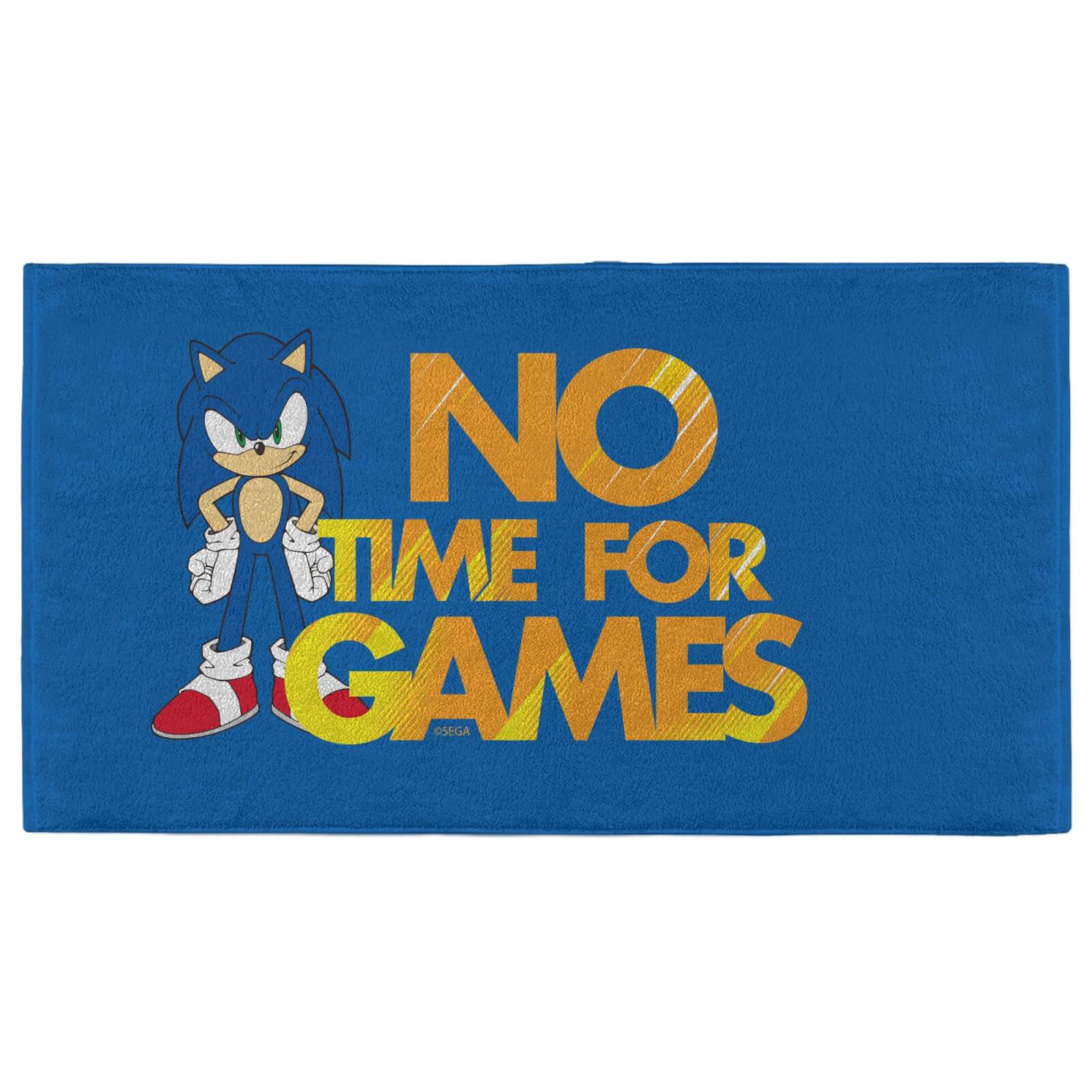Sonic The Hedgehog No Time For Games - Fitness Towel