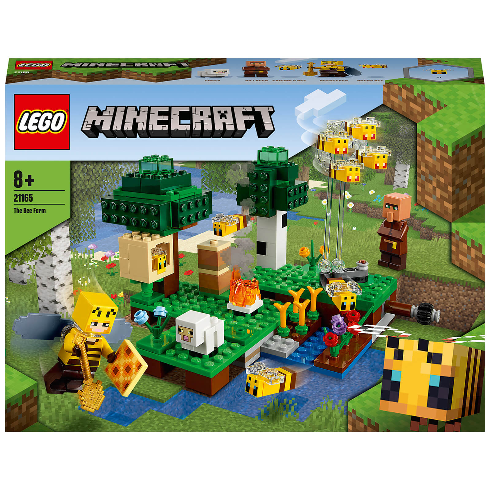 LEGO Minecraft: The Bee Farm Building Set (21165)
