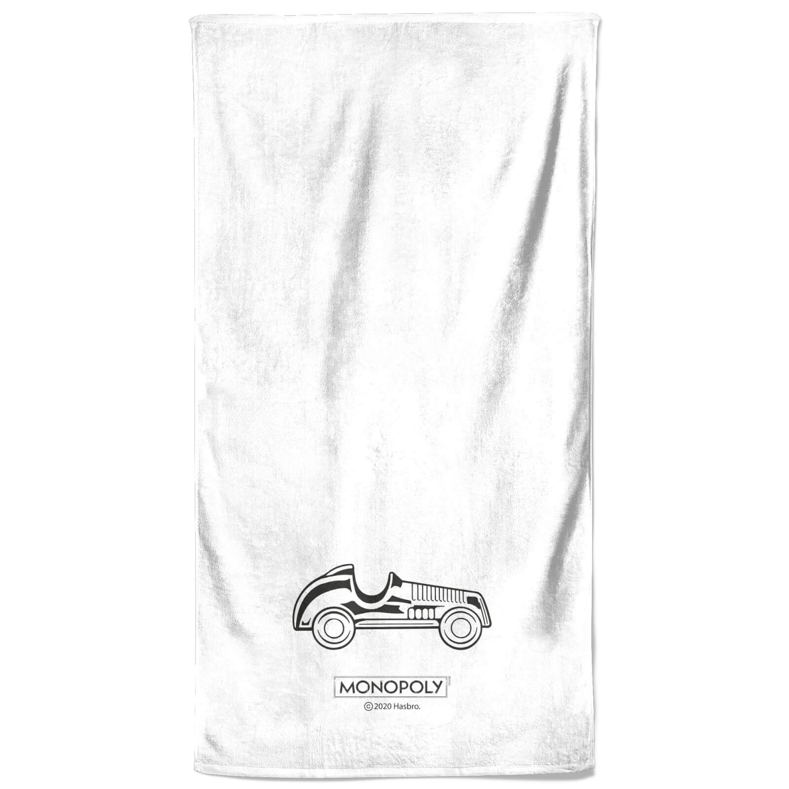 Monopoly Car Figure Bath Towel
