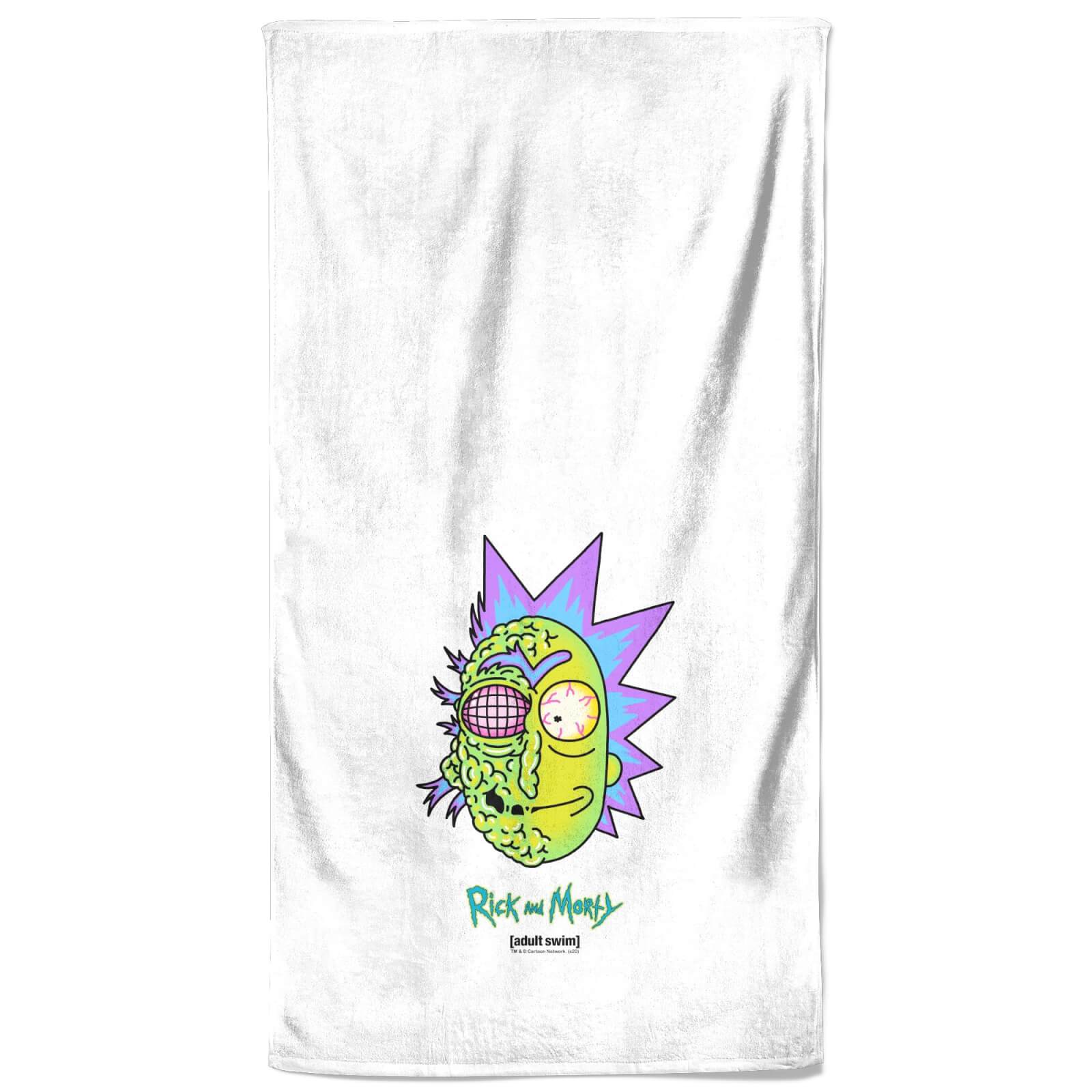 Rick and Morty Brain Head Bath Towel