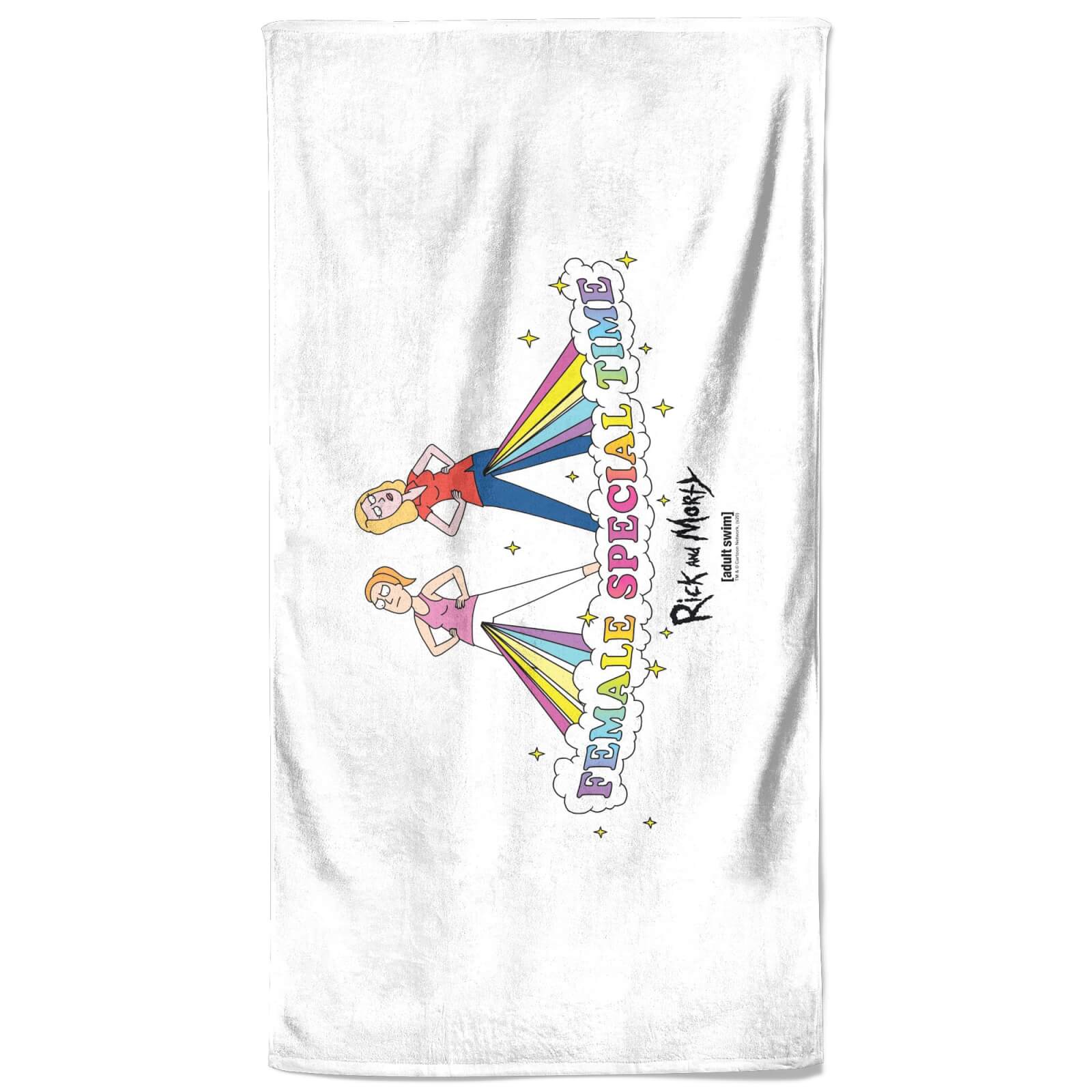 Rick and Morty Female Special Time Beach Towel