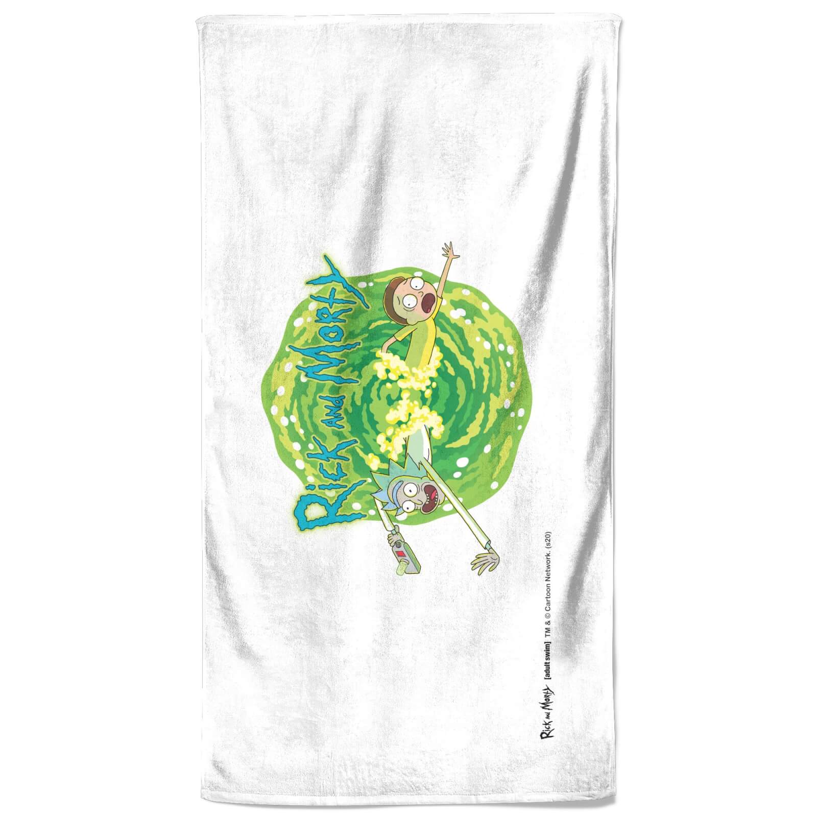 

Rick and Morty Portal Beach Towel