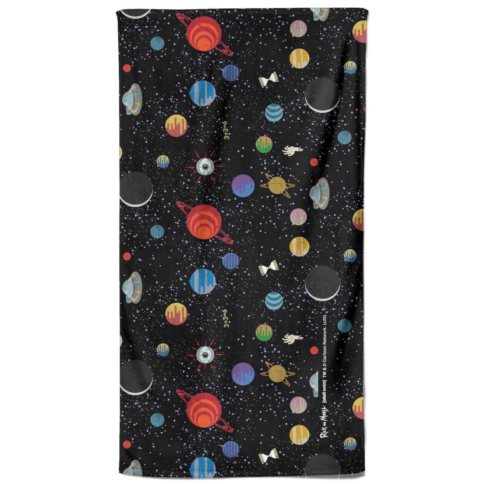 

Rick and Morty Space Pattern Beach Towel