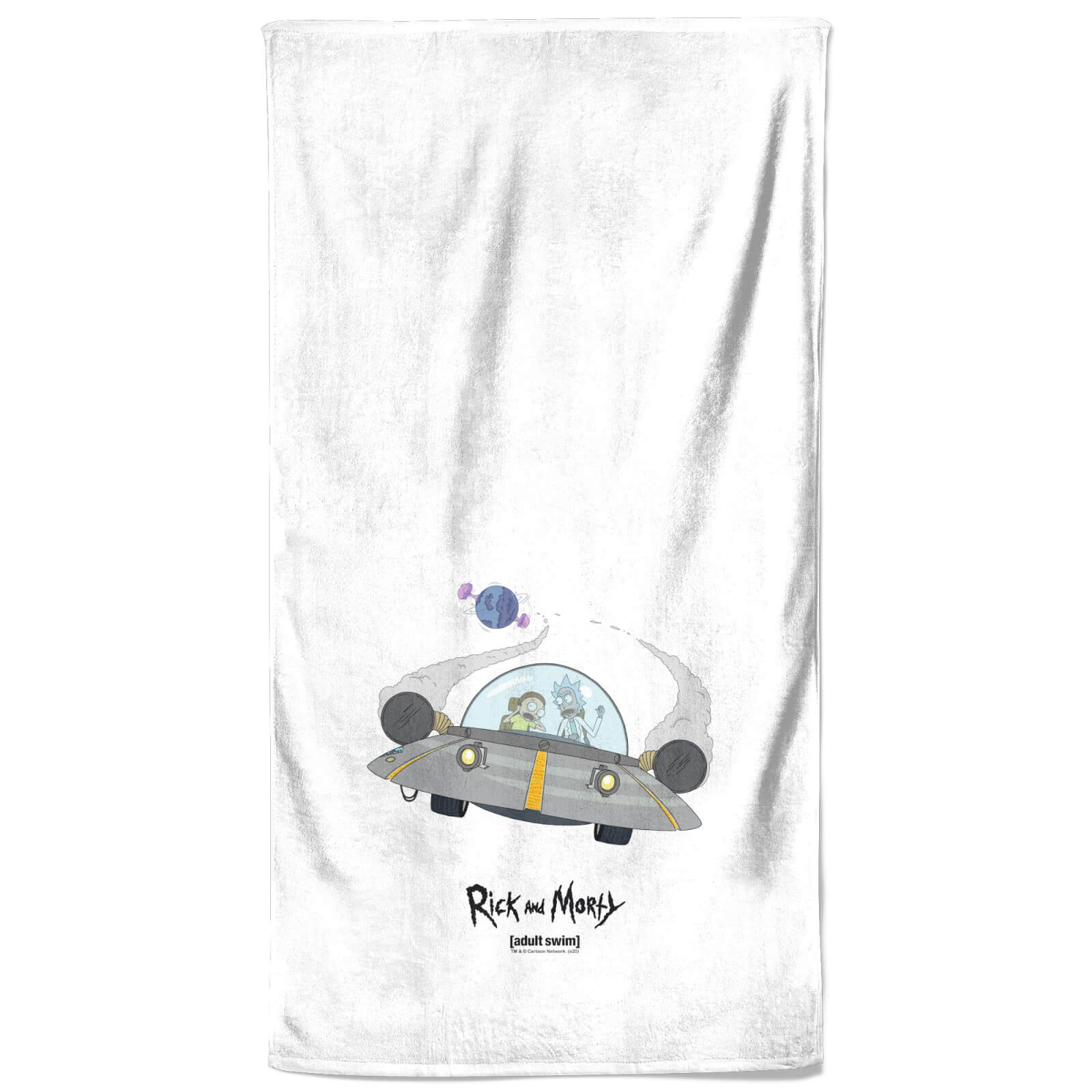 

Rick and Morty Spaceship Beach Towel