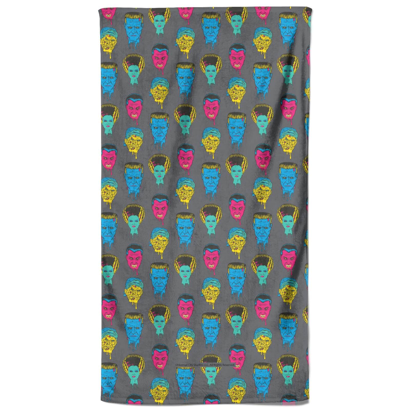 

Universal Monsters Franks Bride Mixed Pattern Beach Towel
