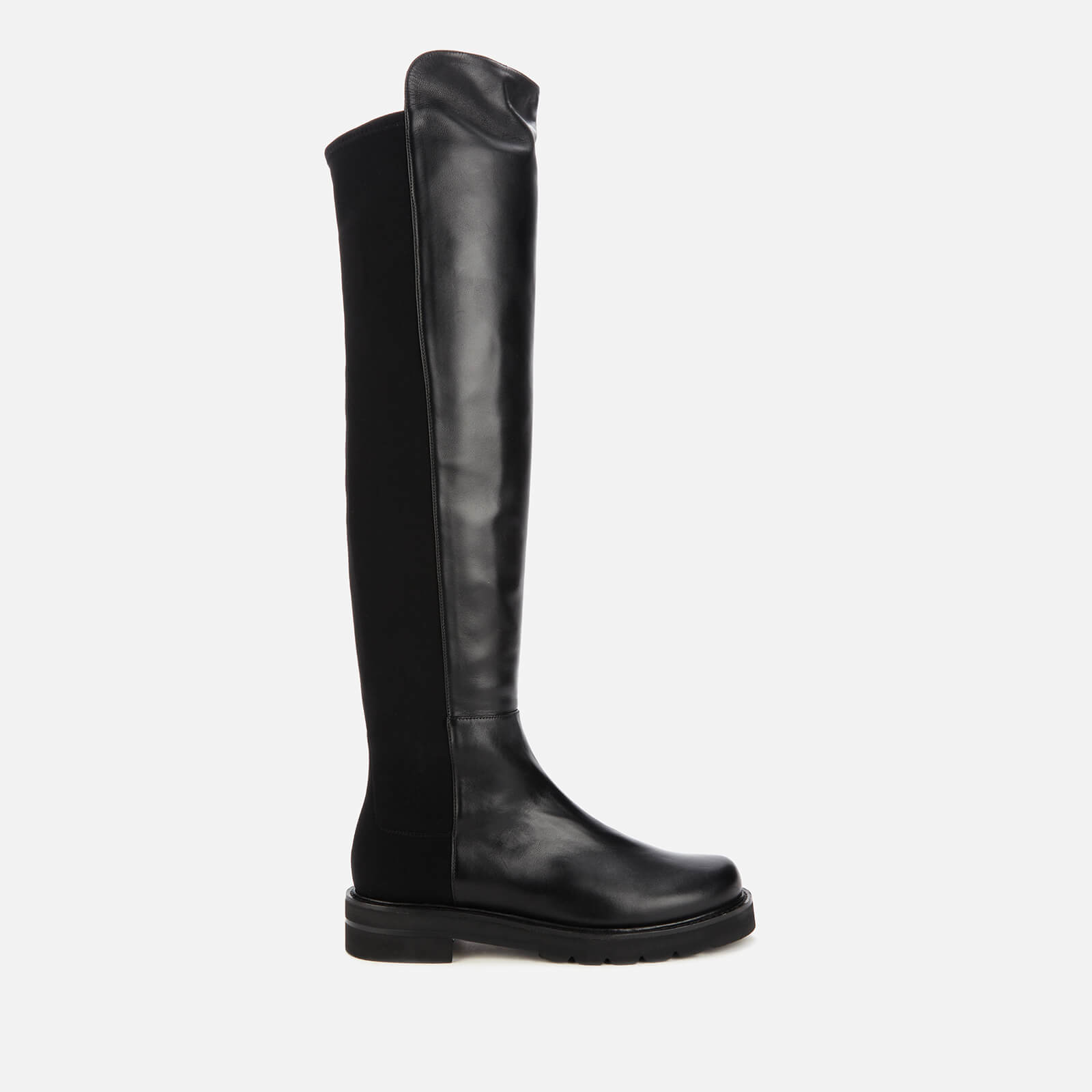Stuart Weitzman Women's 5050 Lift Leather Over The Knee Boots - Black - UK 8