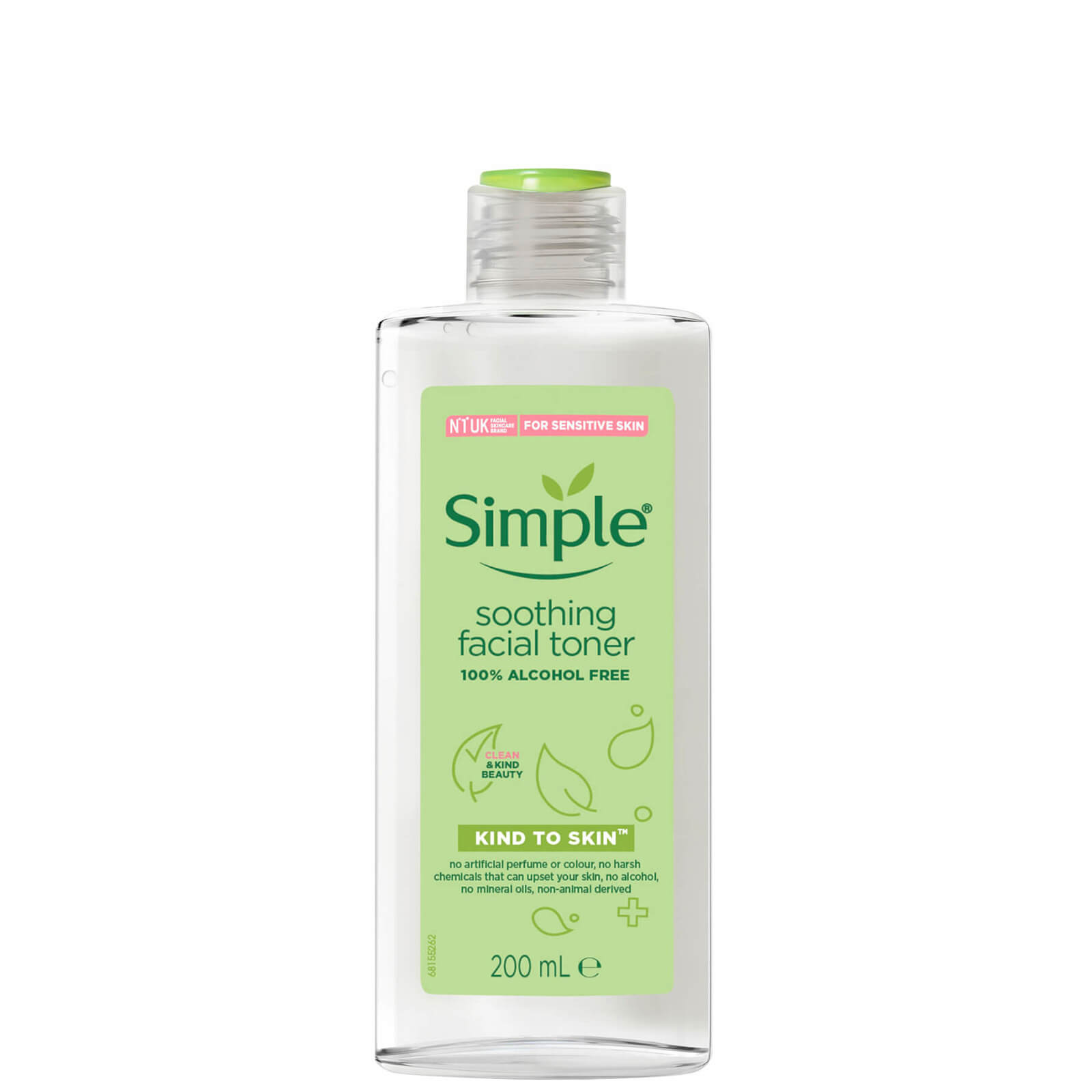 Simple Kind to Skin Facial Toner Soothing 200ml